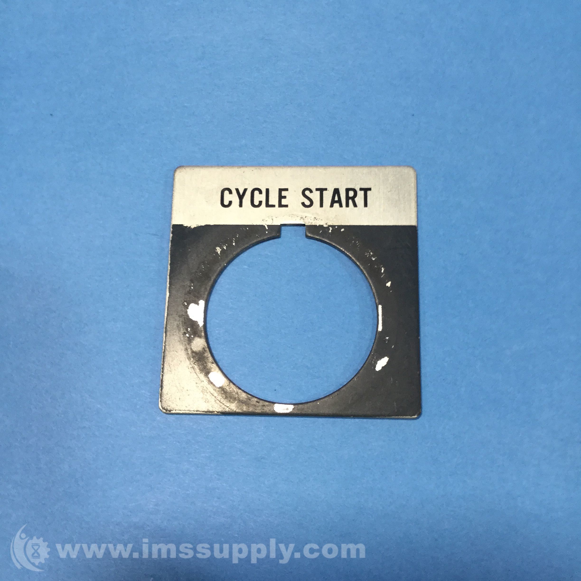 Cycle Start Button Overlay - IMS Supply