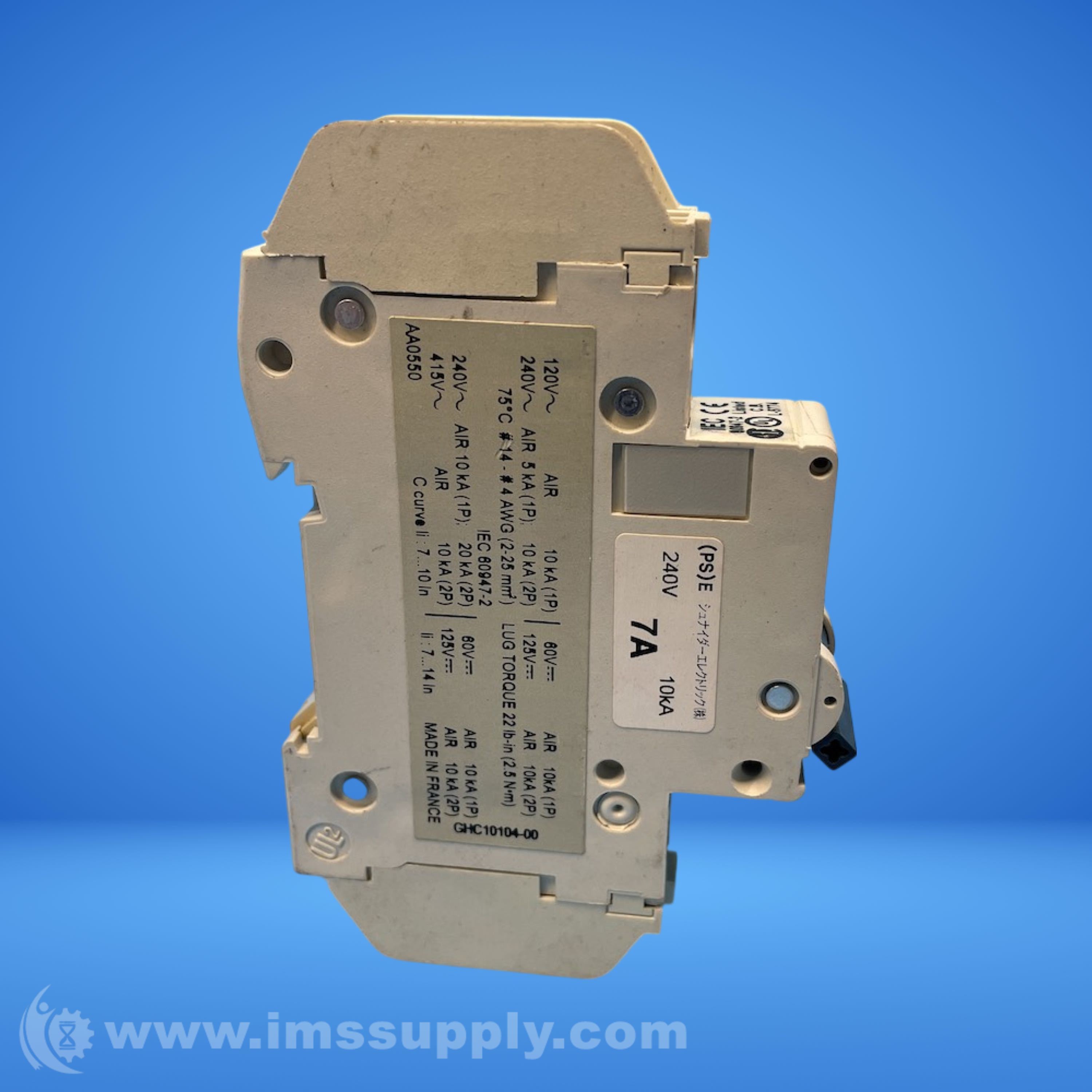 Merlin Gerin 60108 Miniature Circuit Breaker - IMS Supply