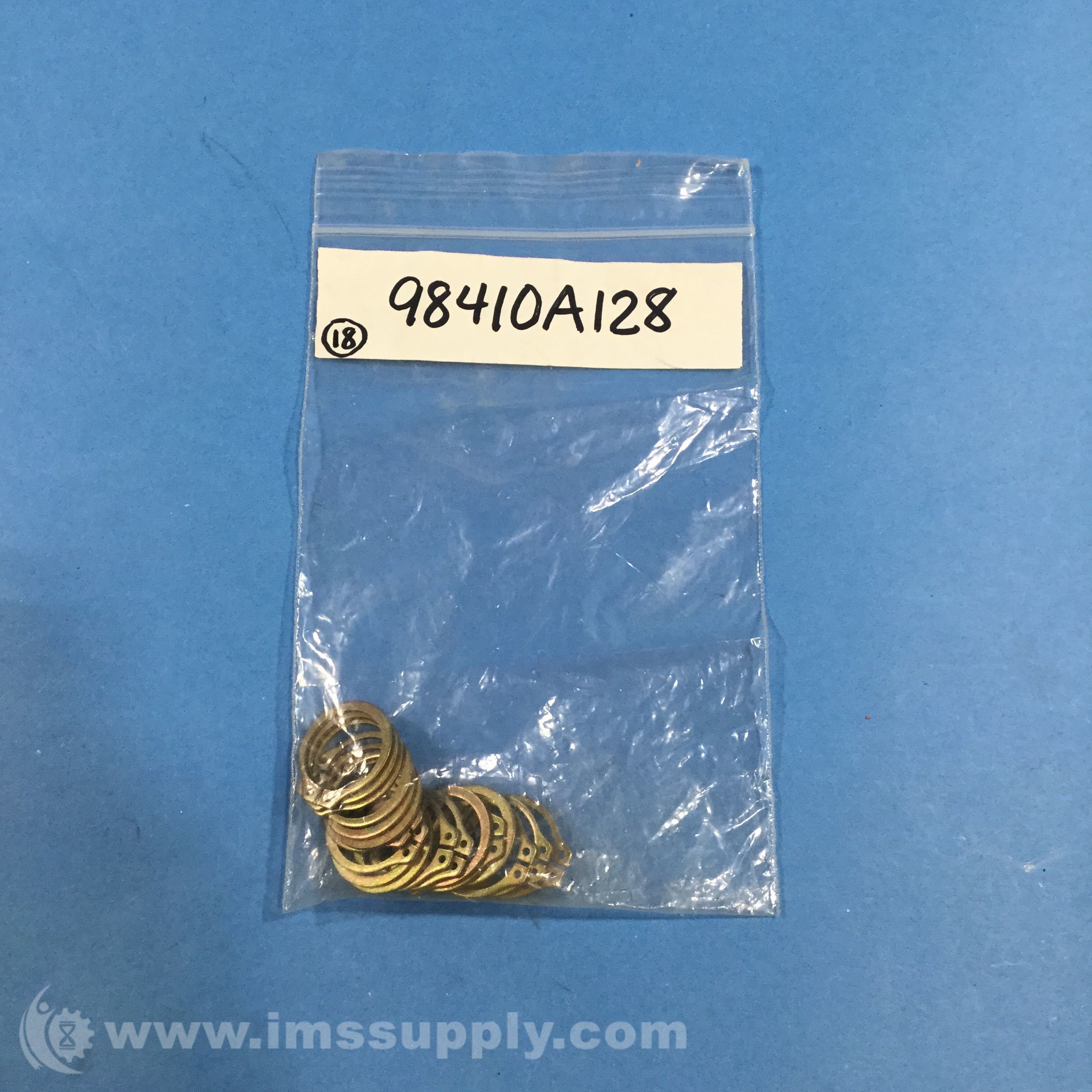 McMasterCarr 98410A128 Bag of 18 External Retaining Ring IMS Supply