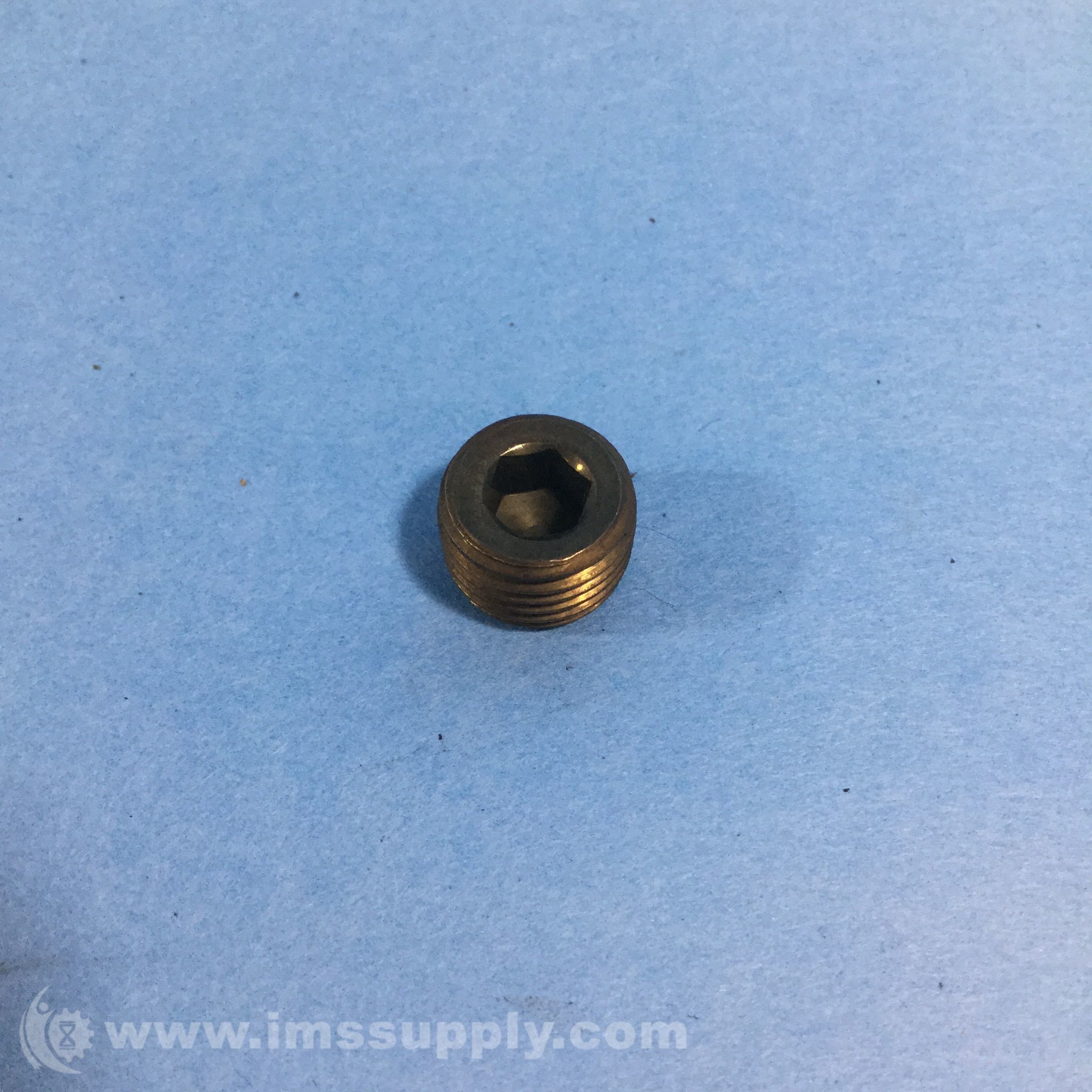1/4 inch Threaded PT Plug Black Iron CS - IMS Supply