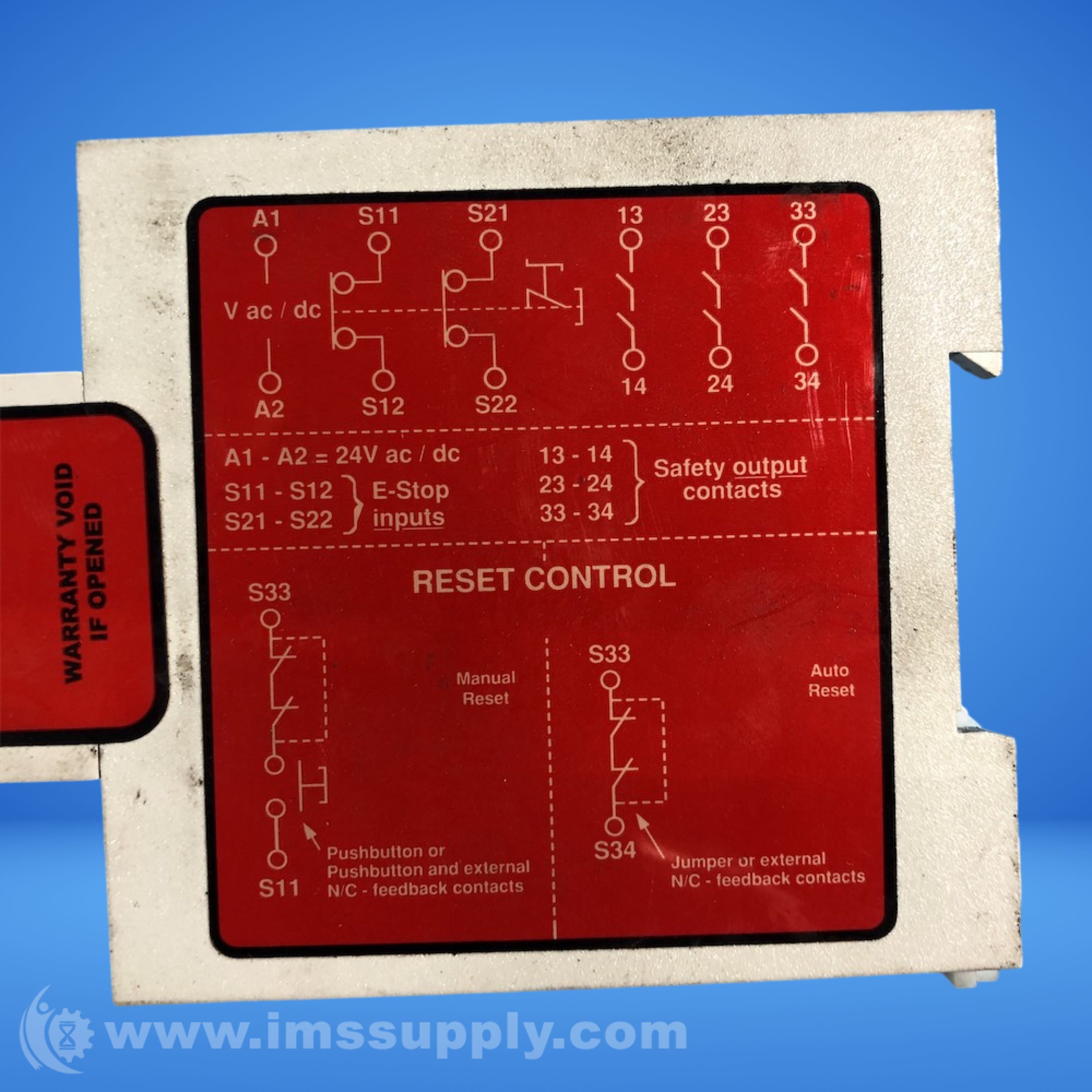 Banner Engineering Corp. ES-FA-9AA SAFTEY RELAY MODULE - IMS Supply