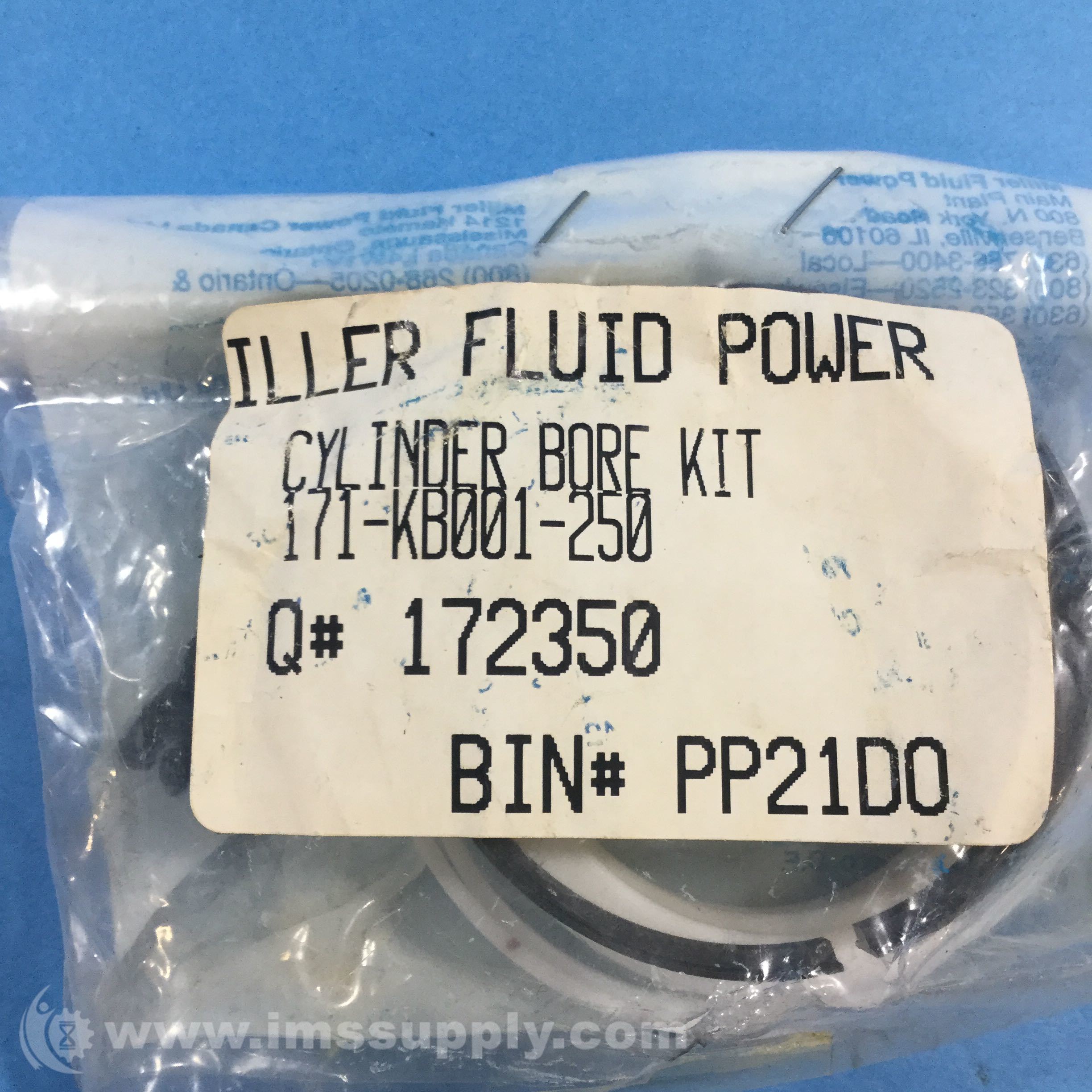 Miller Fluid Power 171-KB001-250 Hydraulic Cylinder Bore Kit - IMS Supply