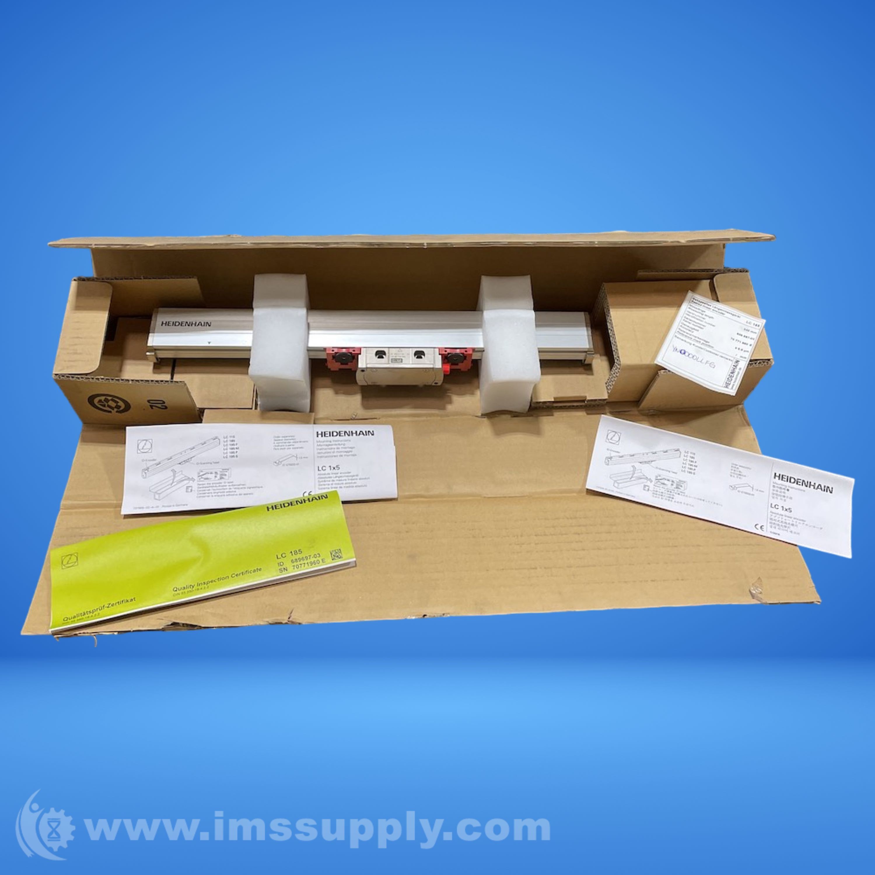Heidenhain Corp 689697-03 LC 185 Sealed Linear Encoder - IMS Supply