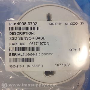 Simplex 4098-9792 Smoke Sensor Base White for sale online 