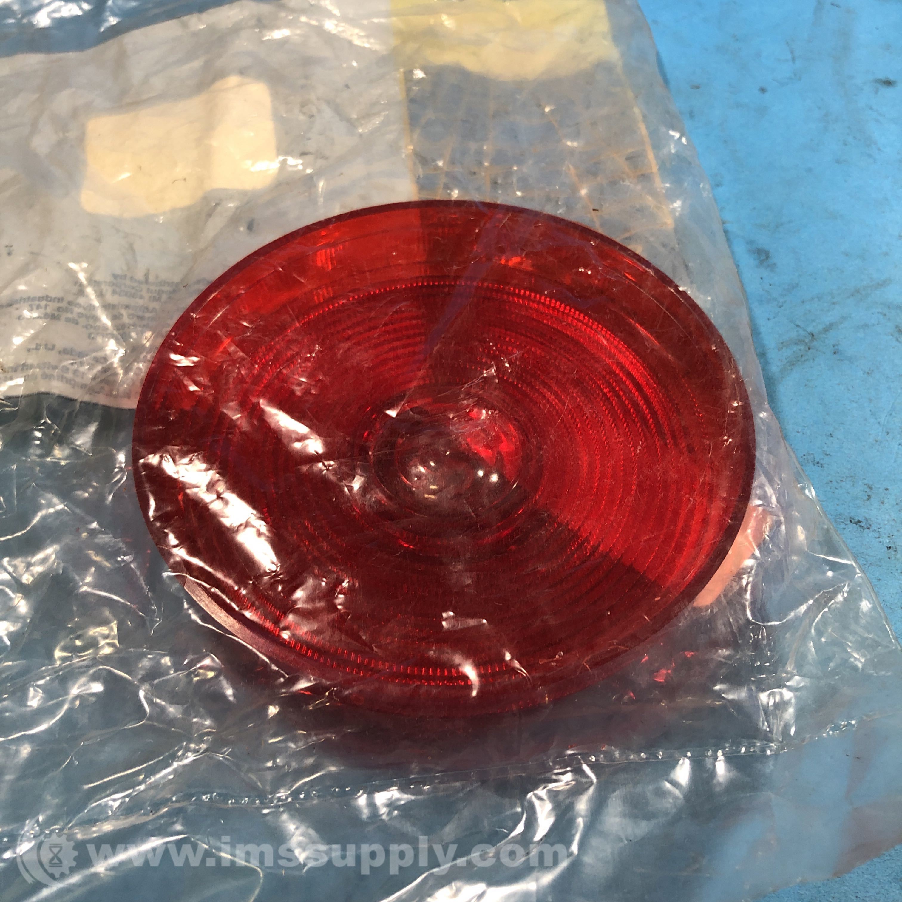 Signal Stat 8936 Snap-Fit Red Polycarbonate Round Lens - IMS Supply