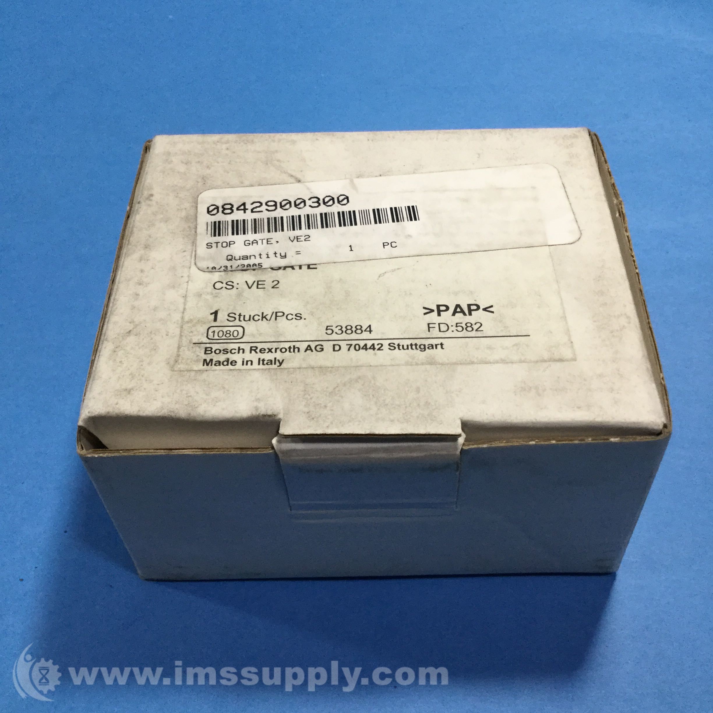 2024年ファッション福袋 Bosch Rexroth 0842900300 Stop Gate Ve 2 - IMS Supply その他