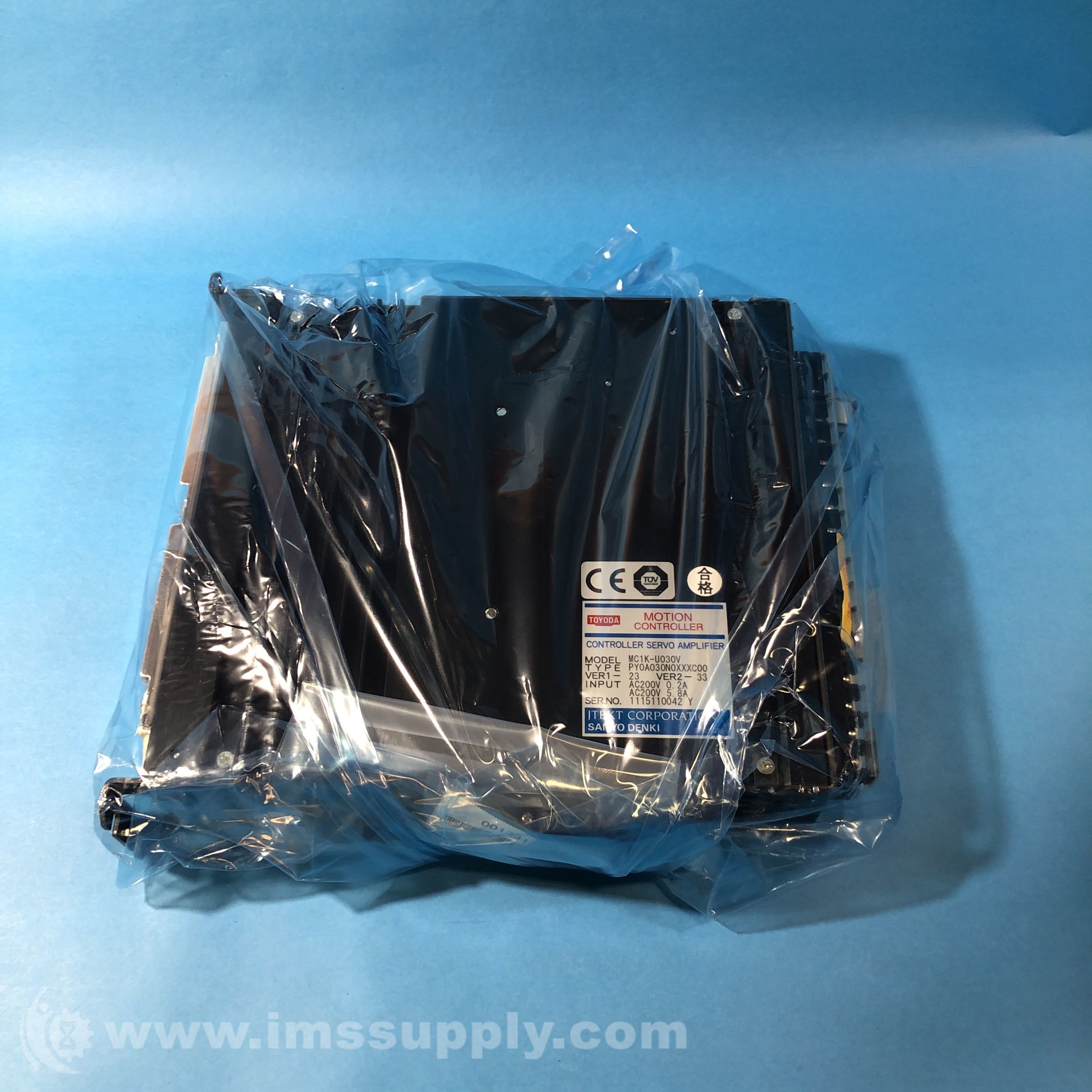 Toyoda MC1K-U030V Sanyo Denki Controller Servo Amplifier 200VAC - IMS Supply