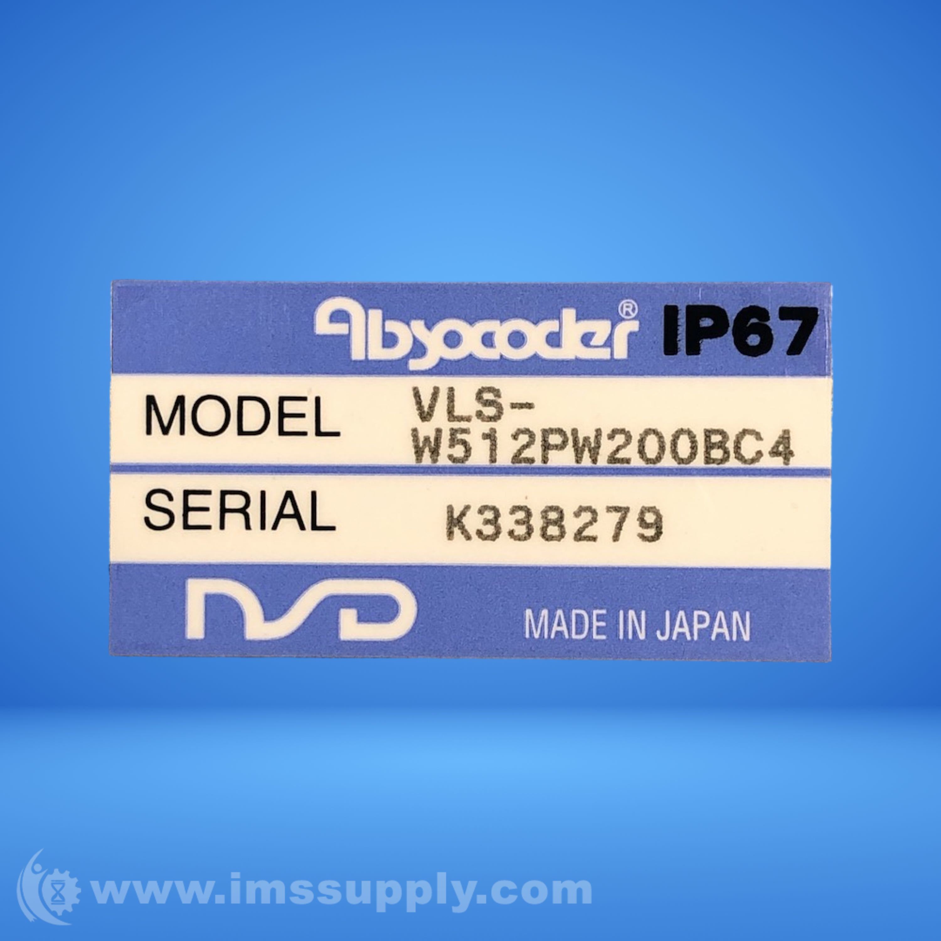 NSD Corporation VLS-W512PW200BC4 Linear Absocoder Position Sensor - IMS ...