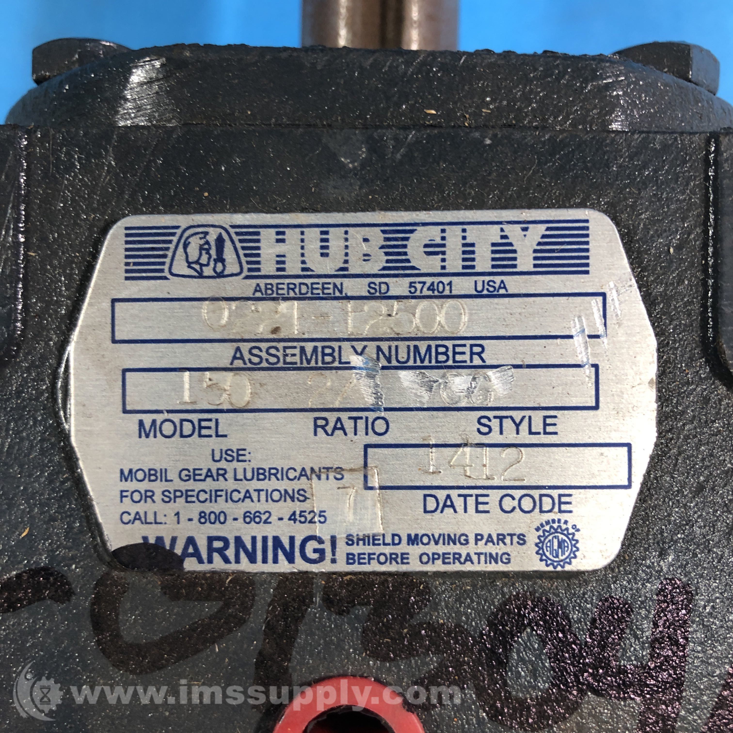 Hub City 022112500 Model 150 Gear Reducer IMS Supply