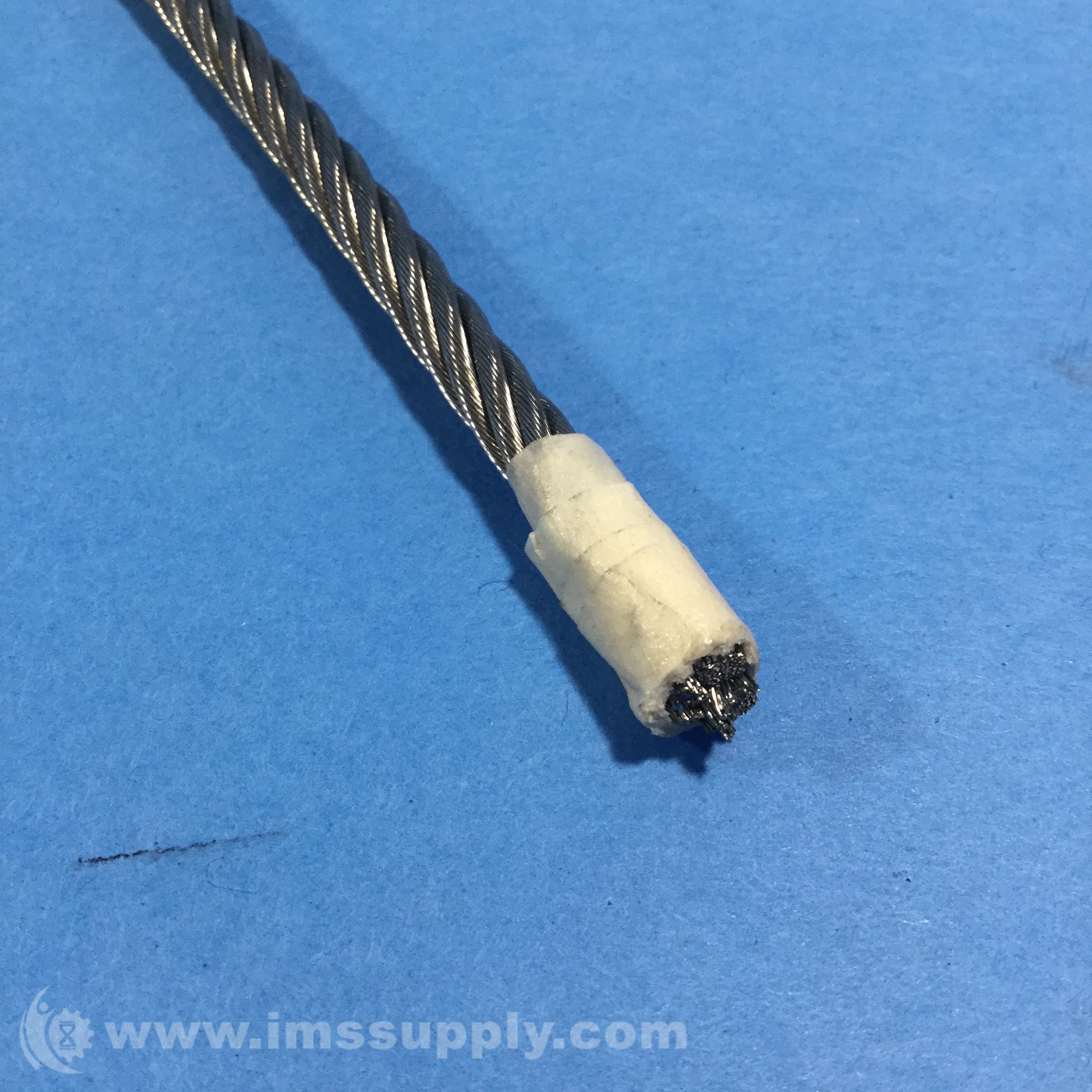 McMasterCarr 3458T111 Wire Rope 5Ft Long IWRC SS 3/16OD IMS Supply
