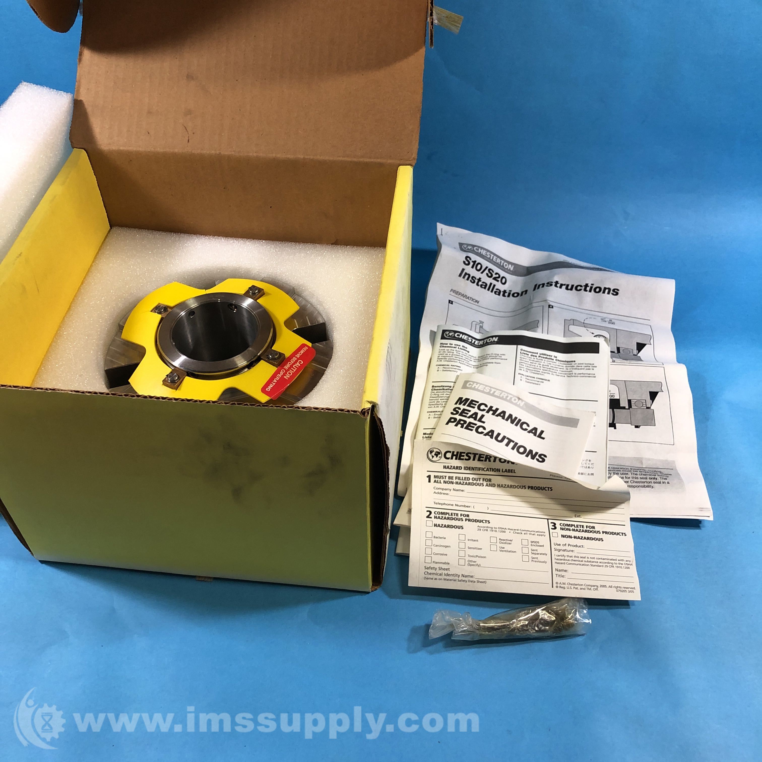 Chesterton 182488 Streamline Mechanical Seal, S10 - IMS Supply