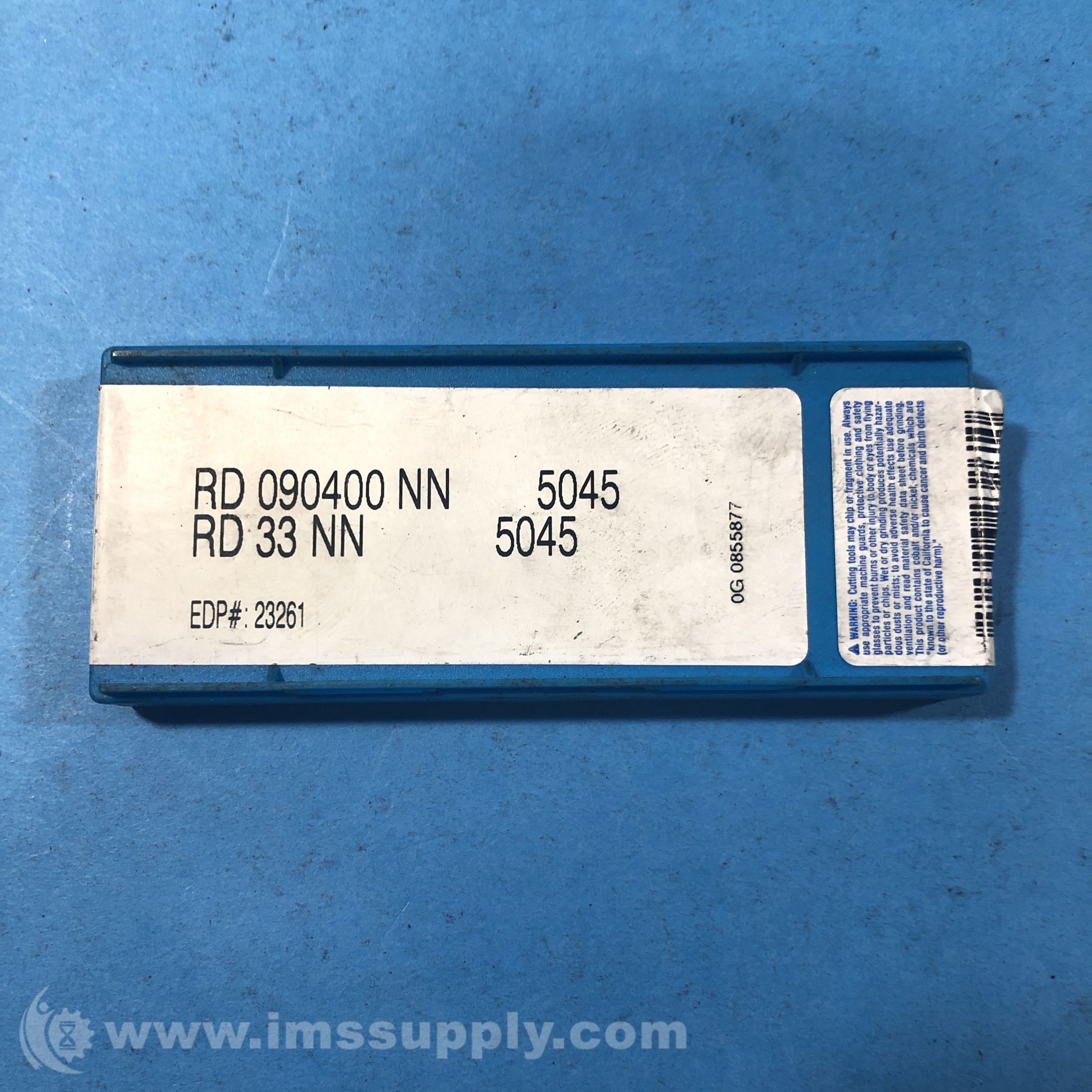 Valenite RD 090400 NN 5045 Box of 10 Carbide Cutting Inserts IMS Supply