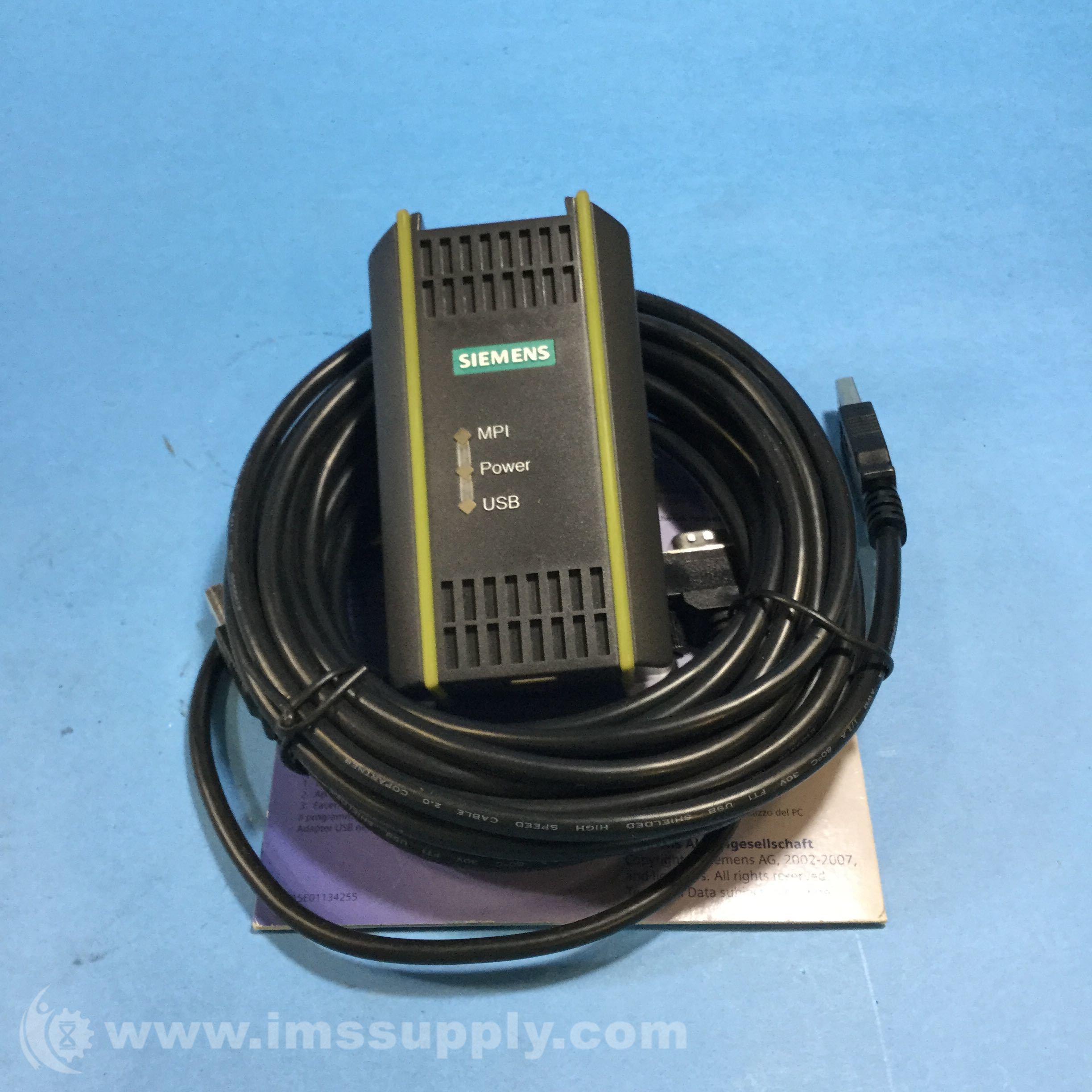 Siemens 6ES7-972-0CB20-0XA0 Adapter Module USB to RS-485 5m Cable - IMS ...