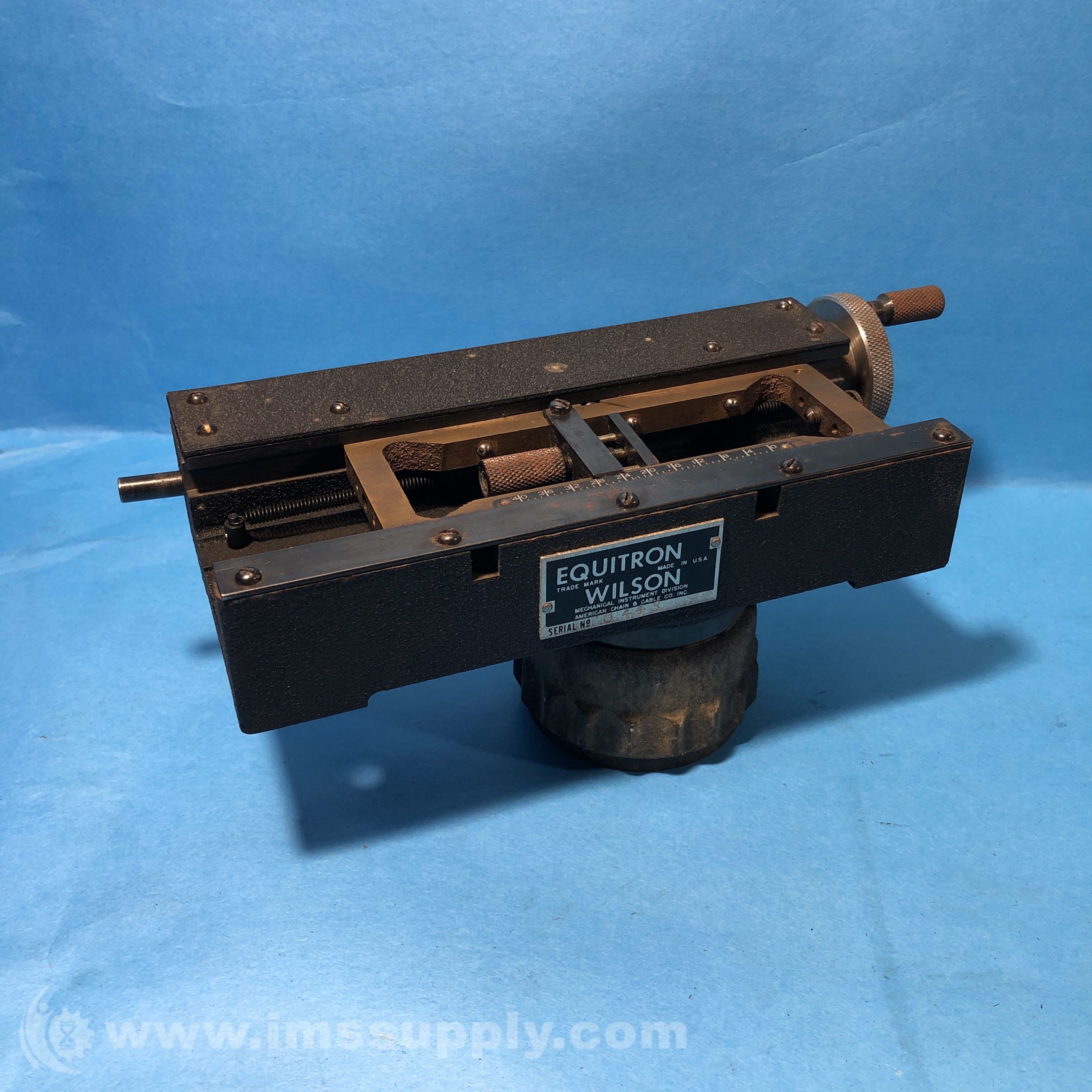 Wilson Instruments Testing Fixure Hardening Test Attachment - IMS Supply