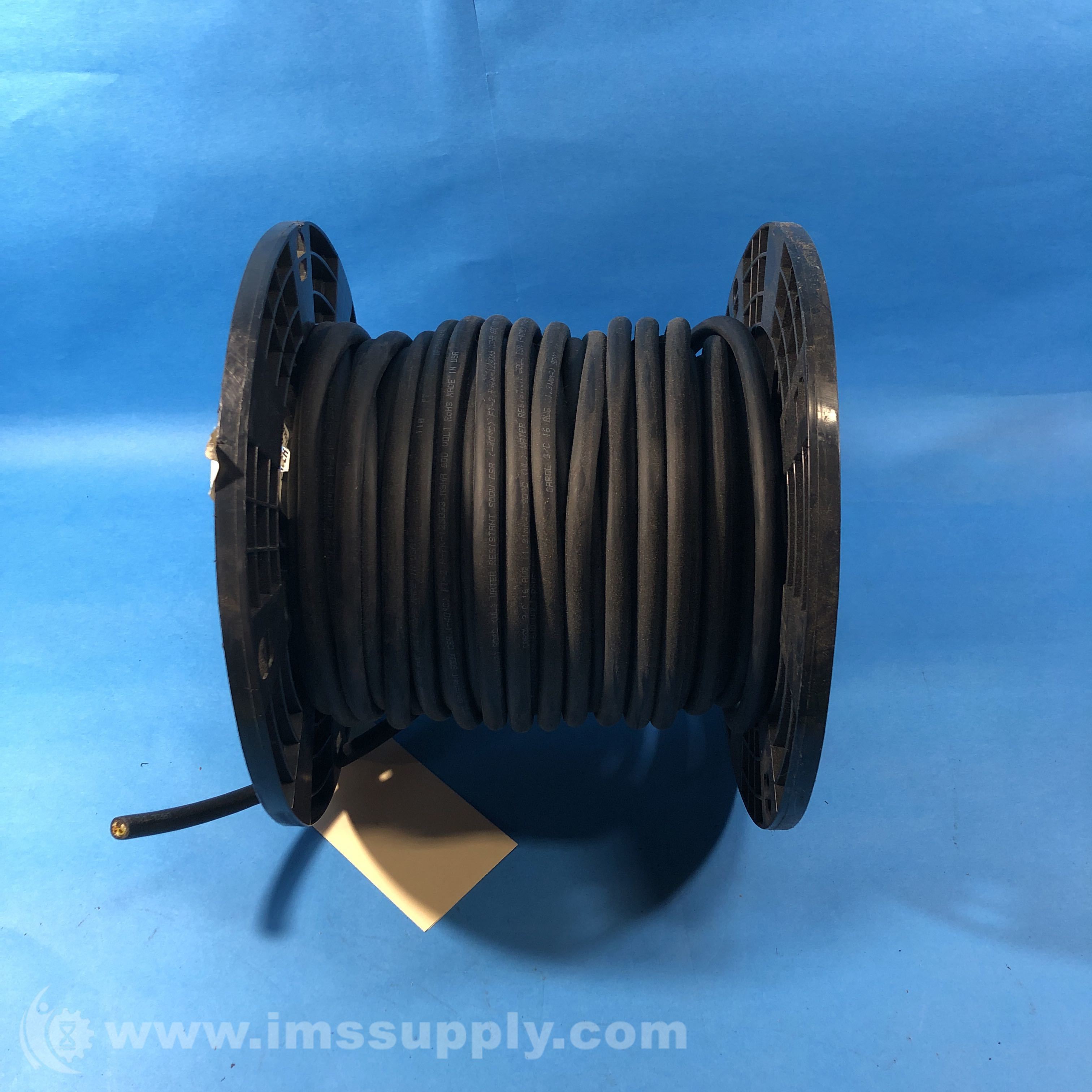 Carol Cable 02765.35T.01 General Cable 16 AWG 3 Conductor IMS Supply