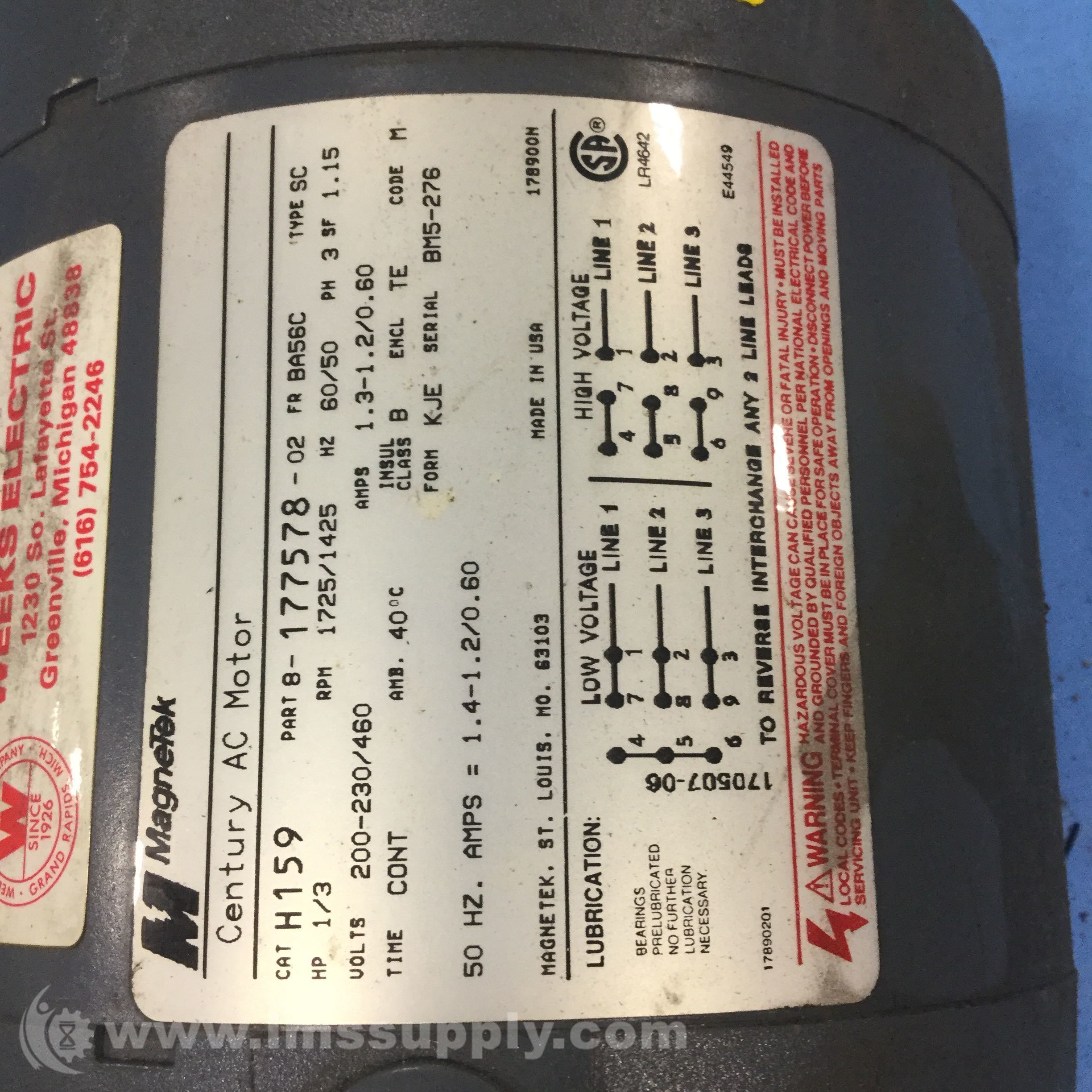 Century Electric Motor Parts Reviewmotors.co