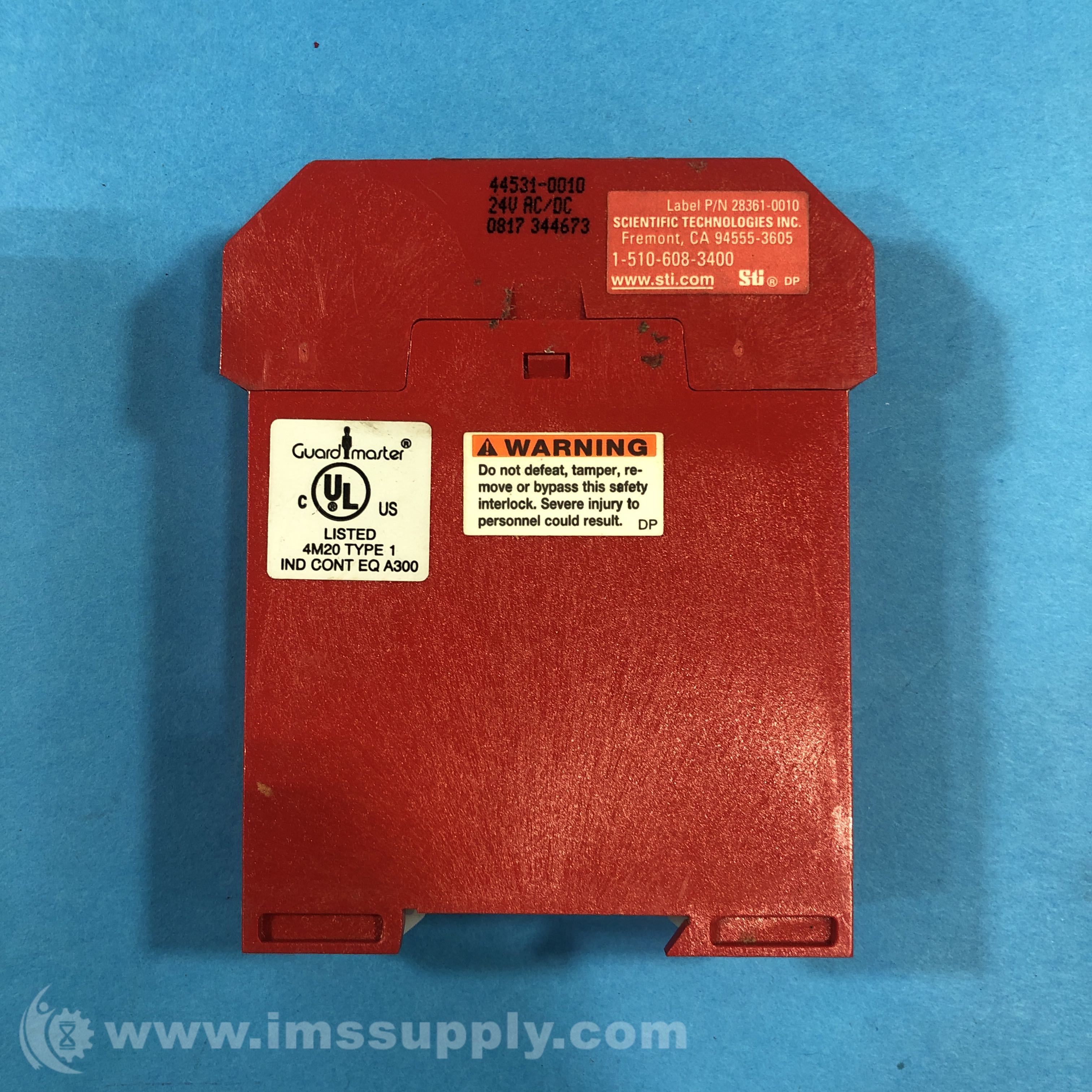 Sti 44531-0010 Safety Interlock Control Unit - IMS Supply