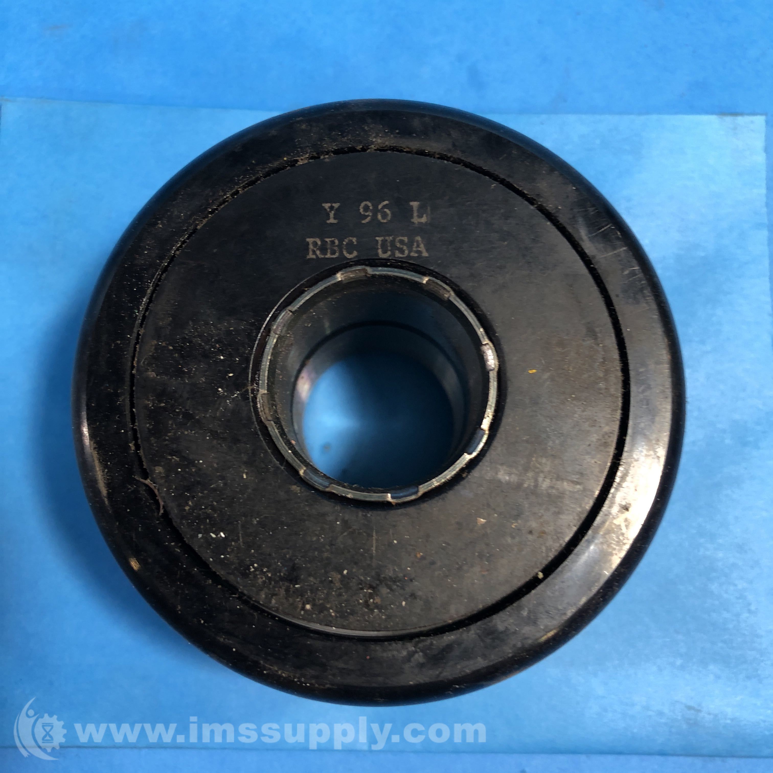 RBC Bearings Y96L Cam Follower, Yoke Style (Without Stud), Sealed IMS