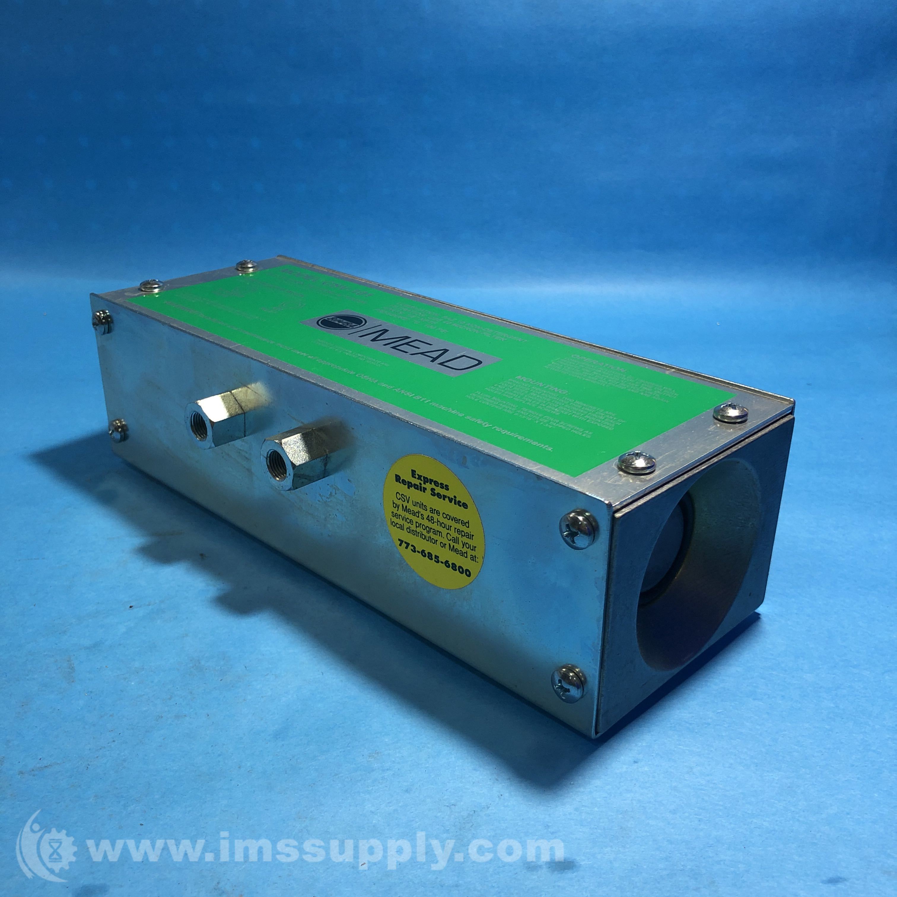 Mead Fluid Dynamics CVS101 Air Piloted Valve IMS Supply