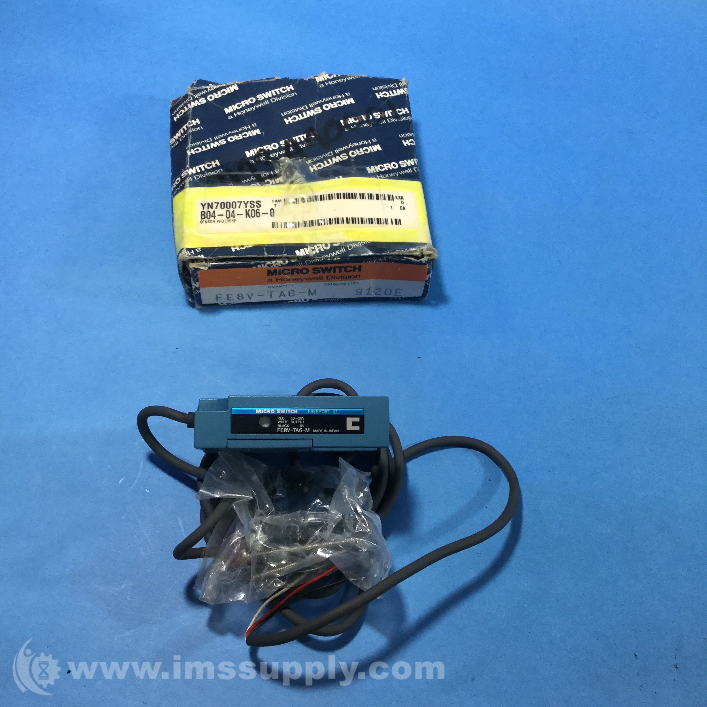 Honeywell FE8VTA6M Micro Switch Photoelectric Sensor IMS Supply