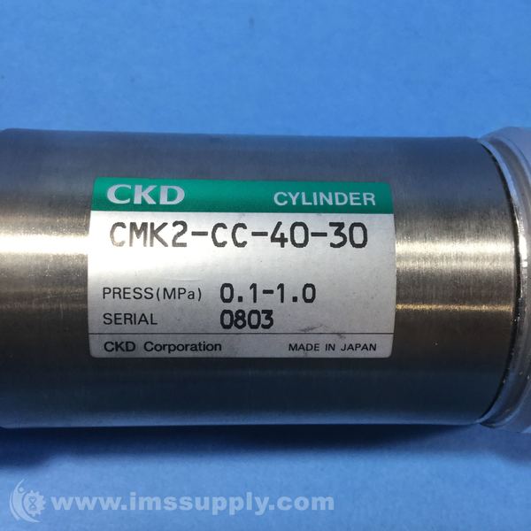 Ckd Corp CMK2-CC-40-30 Medium Bore Size Cylinder, Stainless Steel 