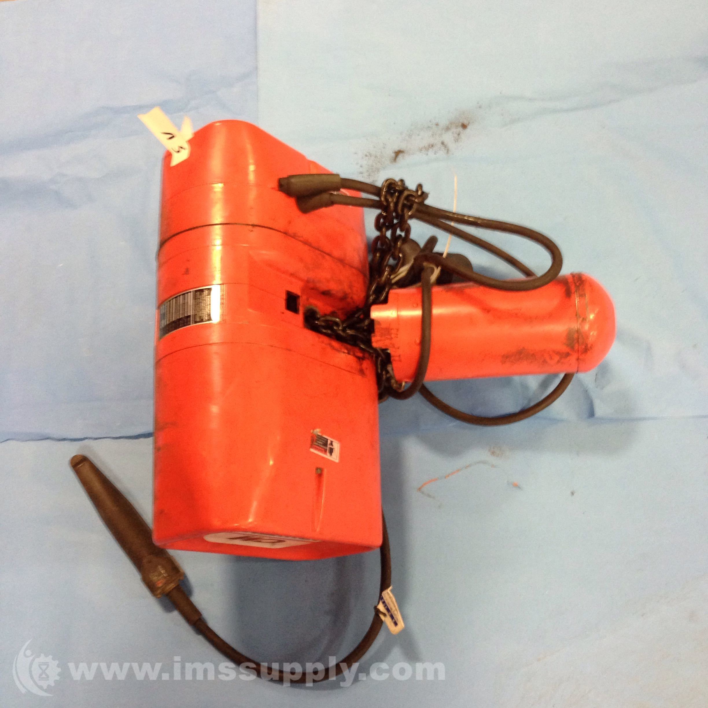 Columbus Mckinnon Model WL Valustar Electric Chain Hoist IMS Supply