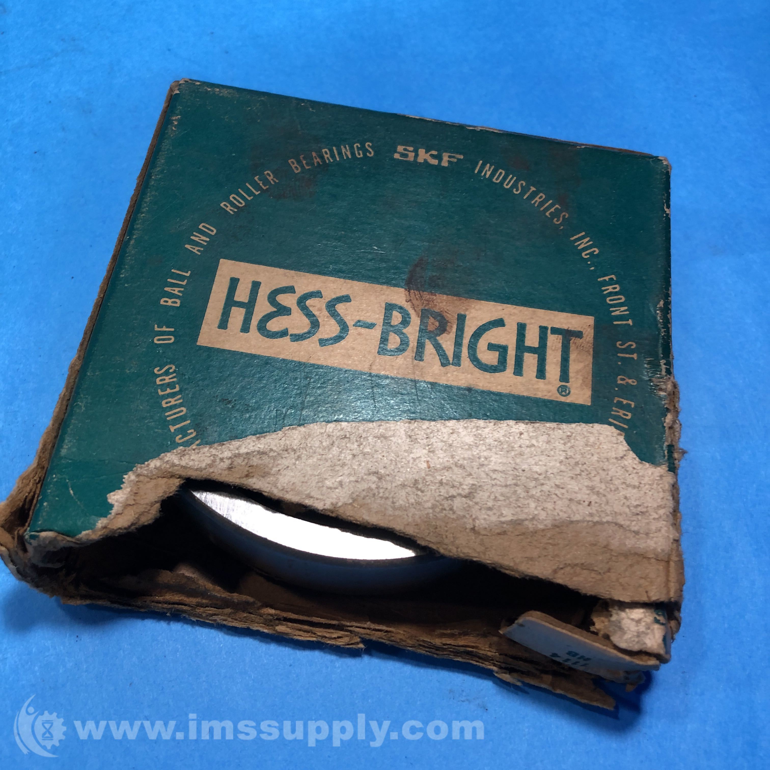 SKF 1209-J Hess-Bright Self-Aligning Ball Bearing - IMS Supply
