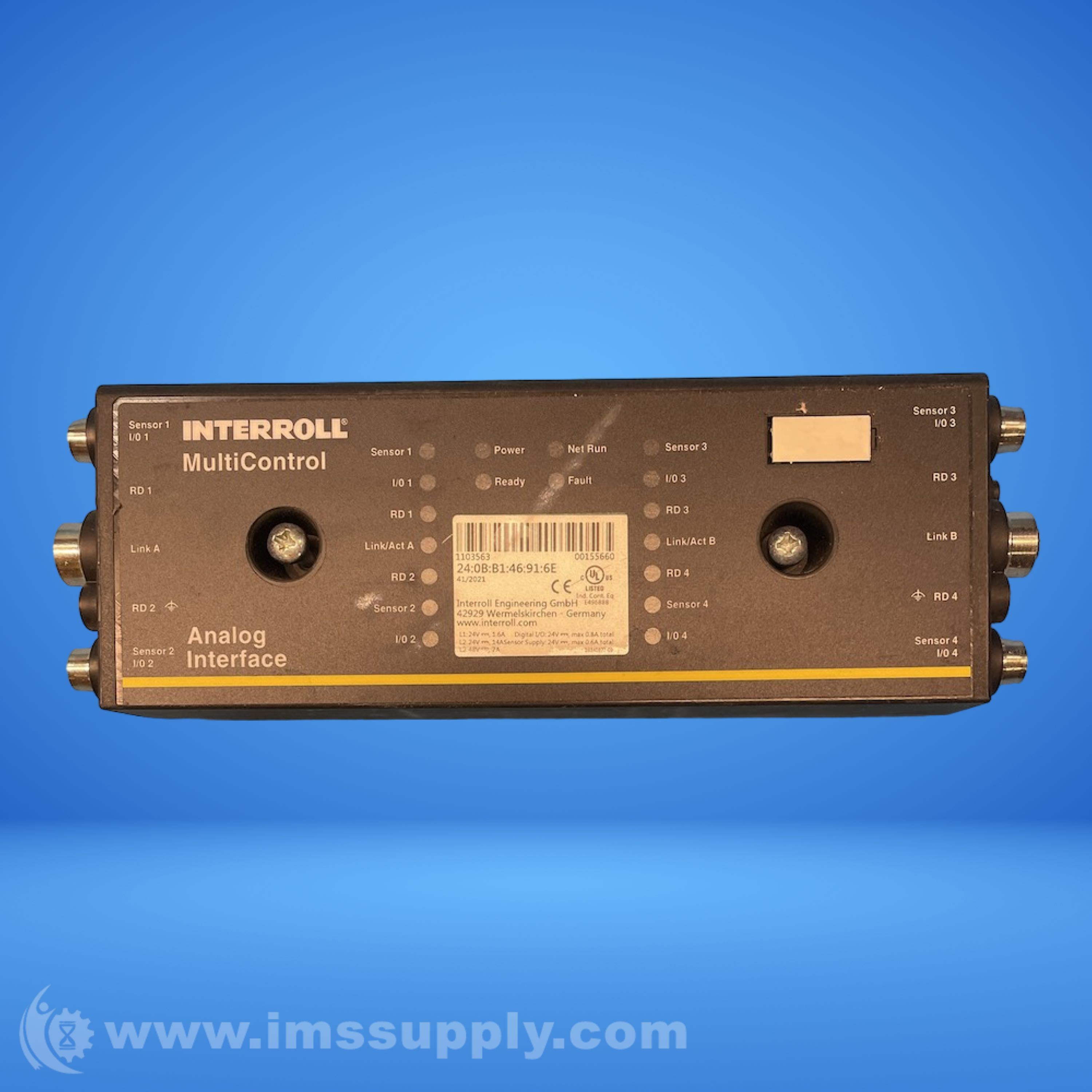 Interroll 1103563 EC310 Multi Control Analog Interface - IMS Supply