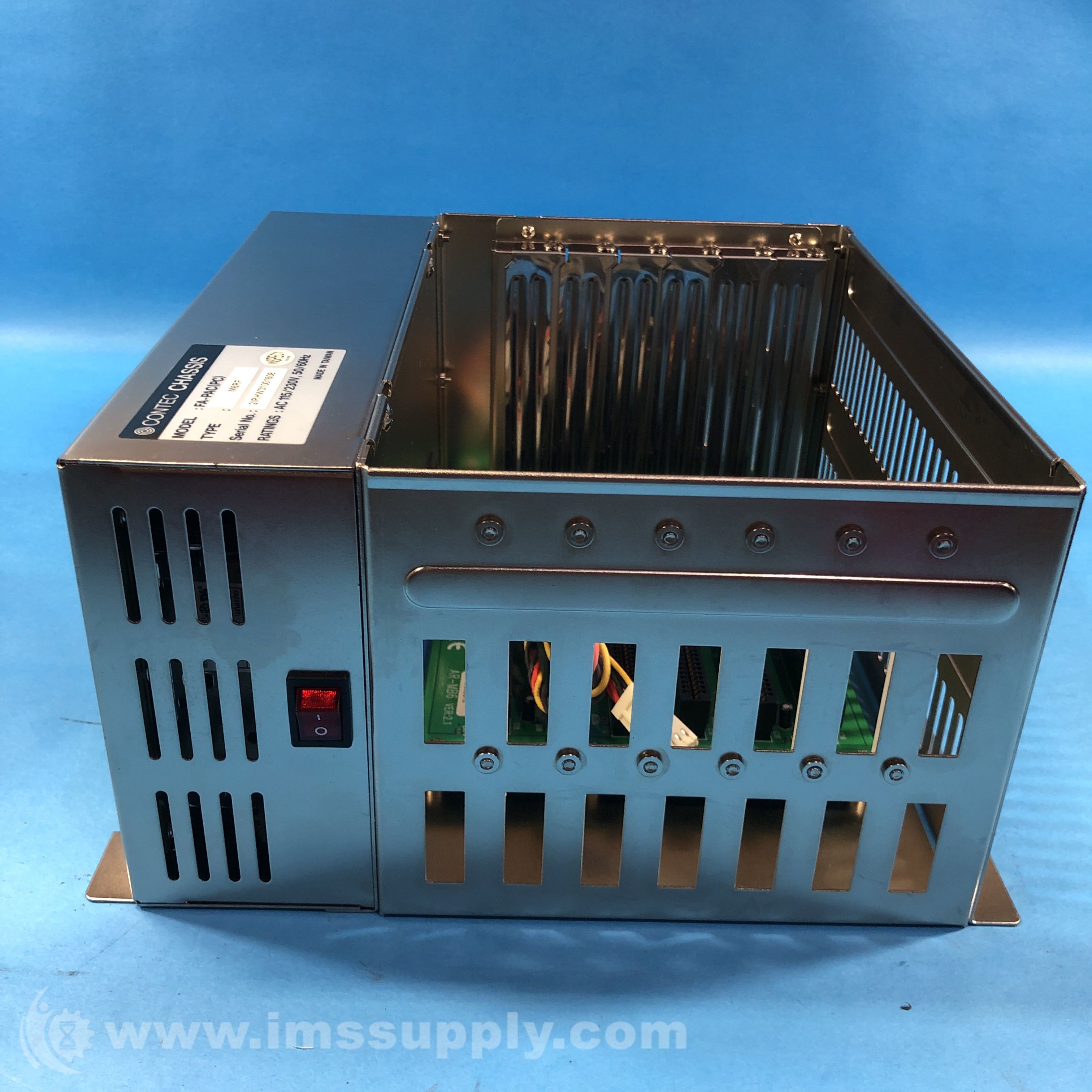 Contec FA-PAC(PC) Chassis, 6-Slot, M6RF, AC 115/230V, 50/60Hz - IMS Supply