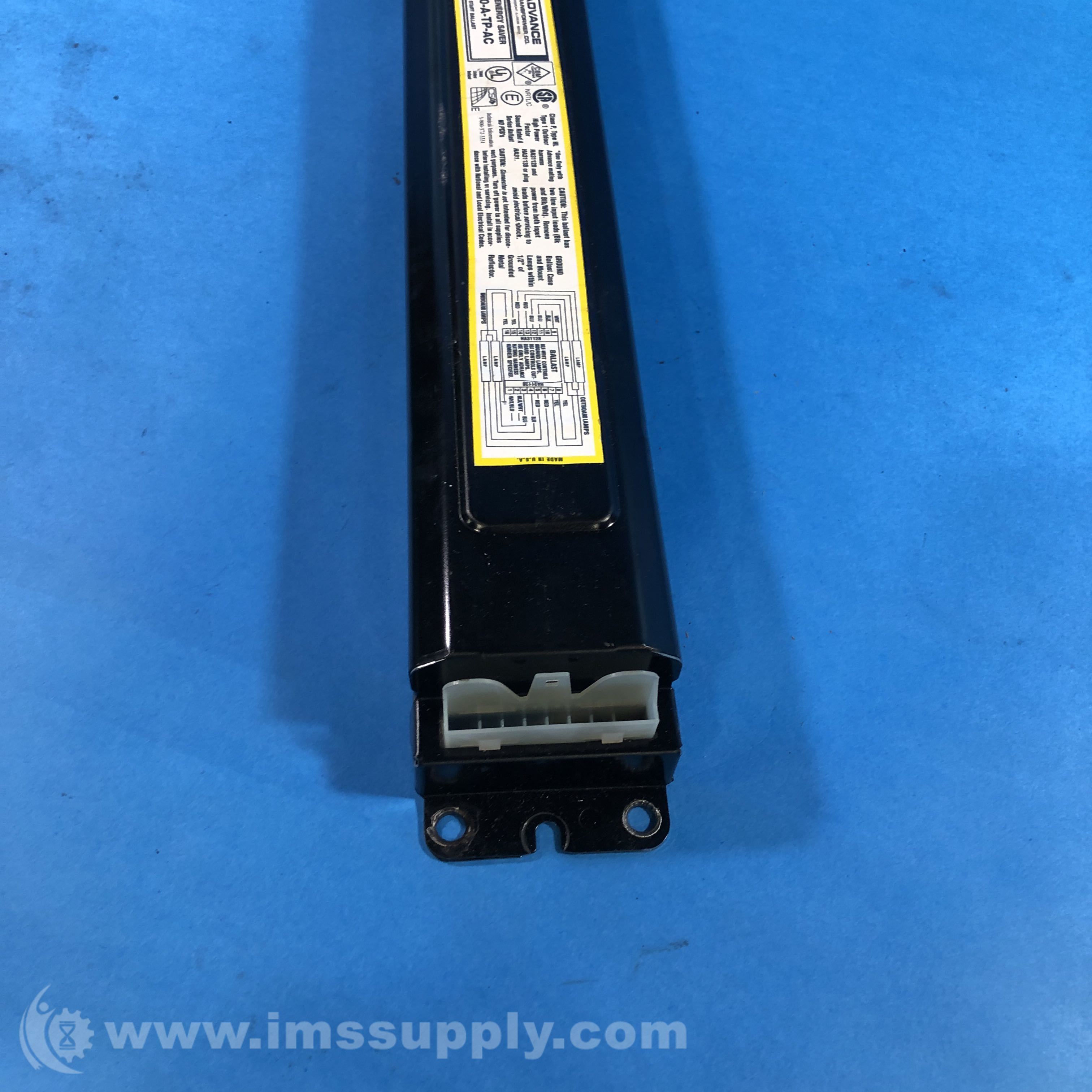 Advance Transformer Co. R4S40ATPAC Rapid Start Ballast IMS Supply