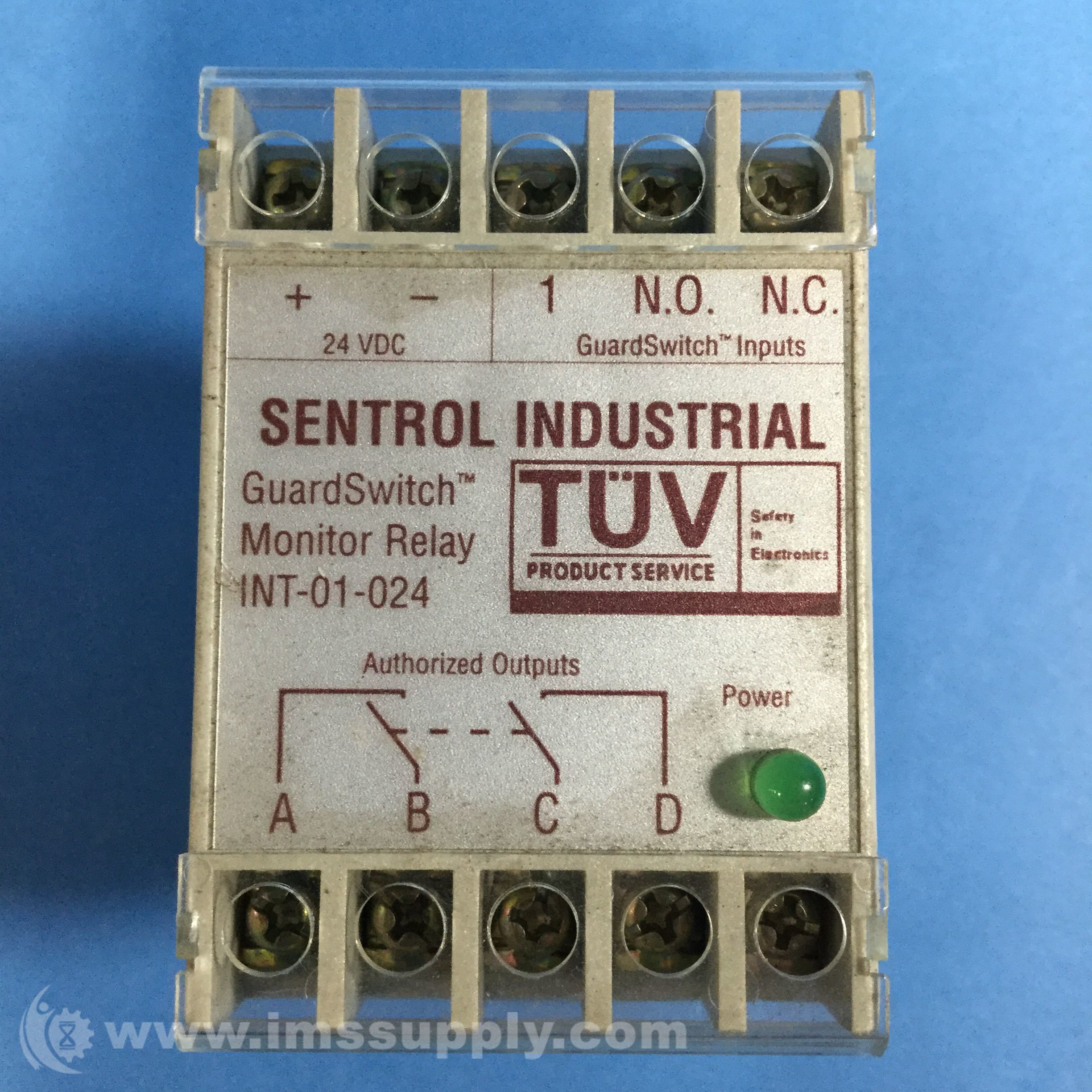 Sentrol Industrial INT-01-024 GuardSwitch Monitor Relay - IMS Supply