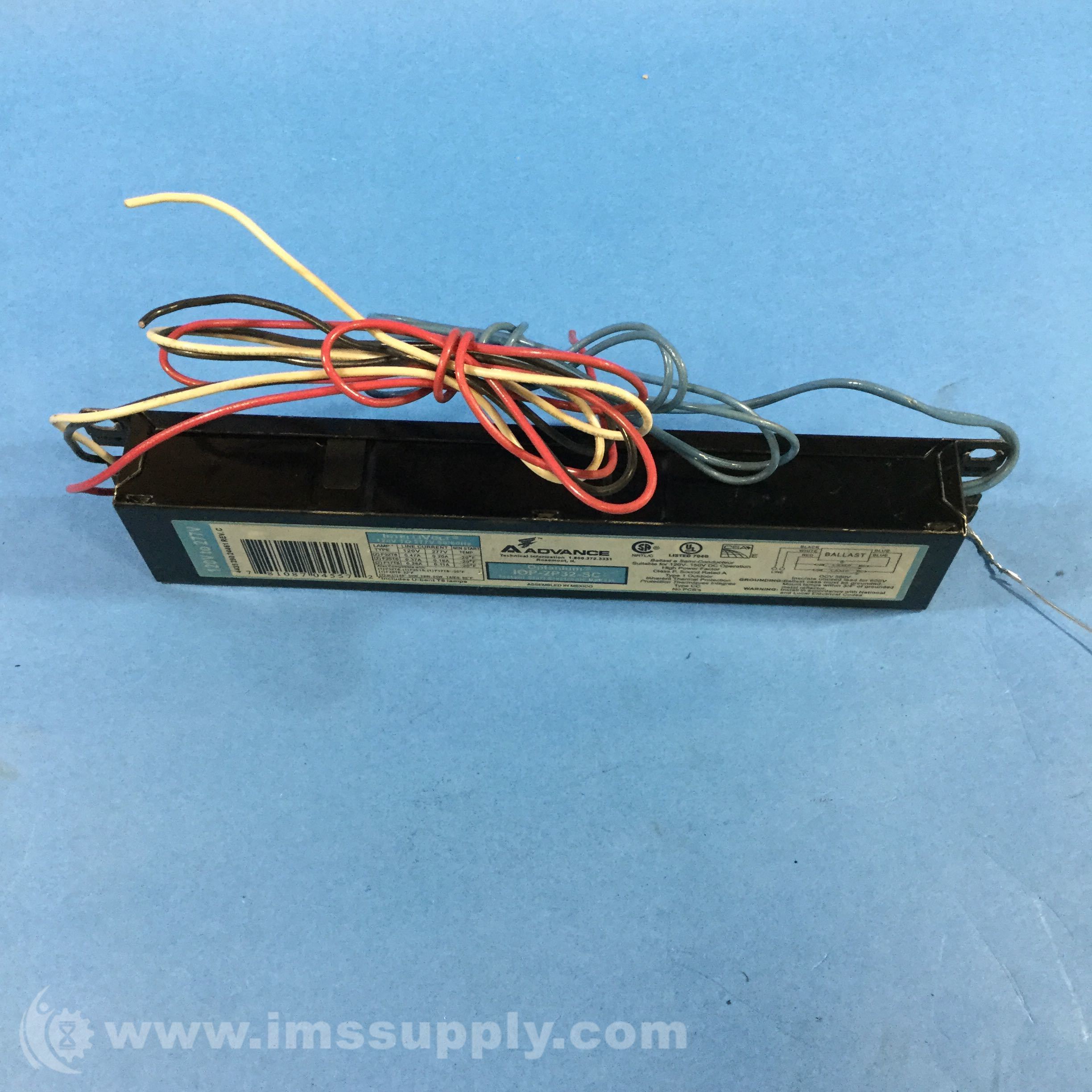 Advance Ballast IOP2P32SC Instant Start Electronic Ballast IMS Supply