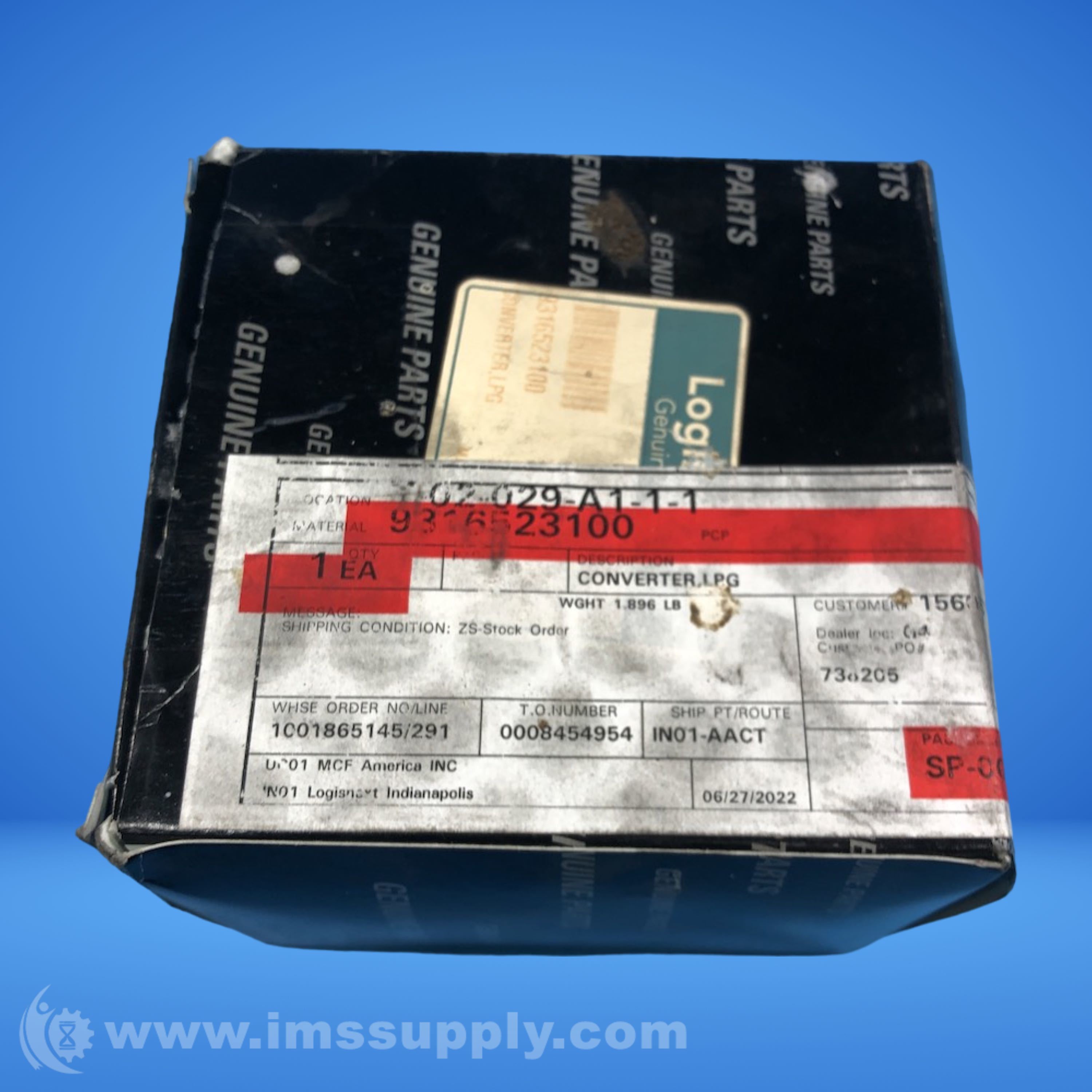 Century Valve 9316523100 Converter IMS Supply