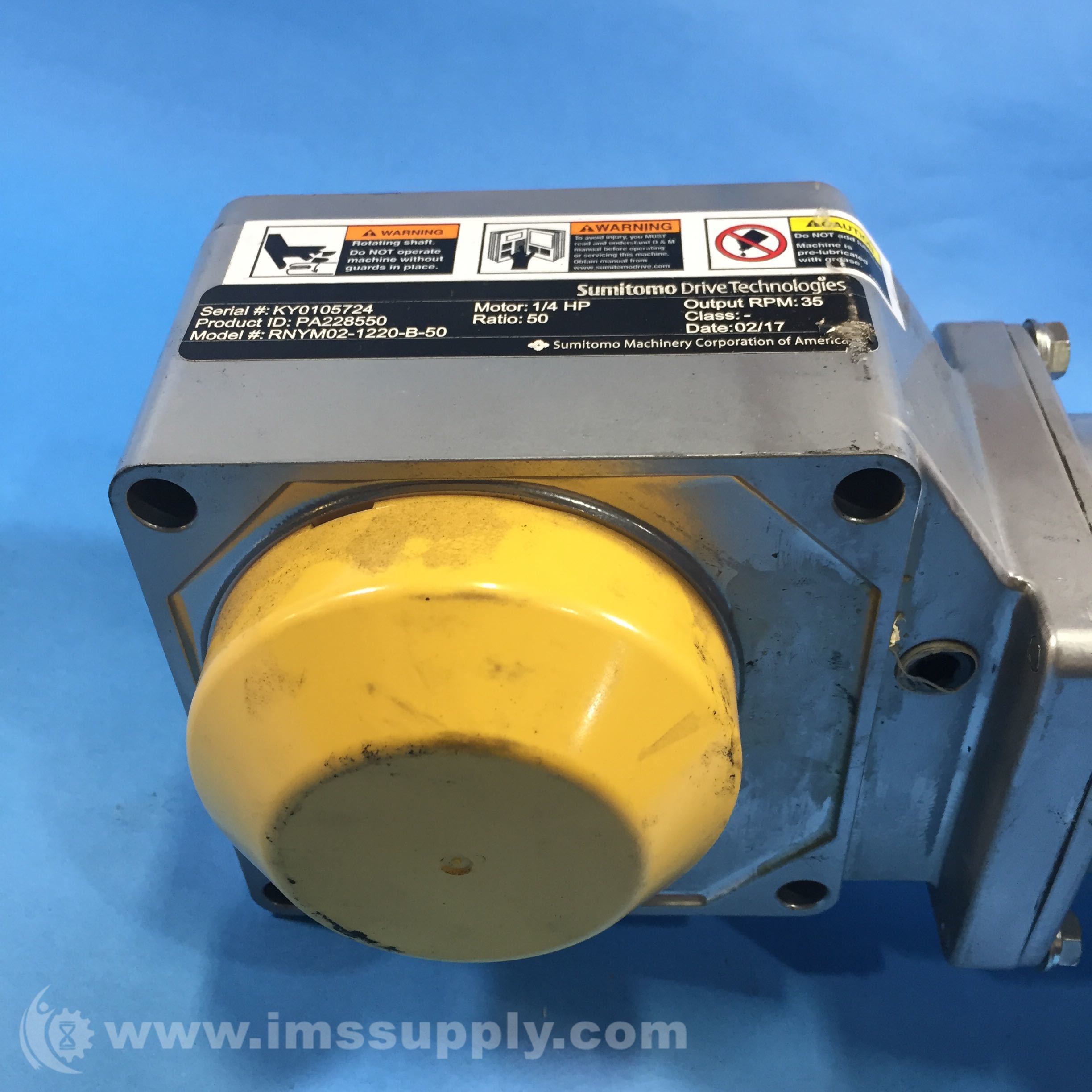 Sumitomo RNYM021220B50 SMHyponic Gearmotor IMS Supply