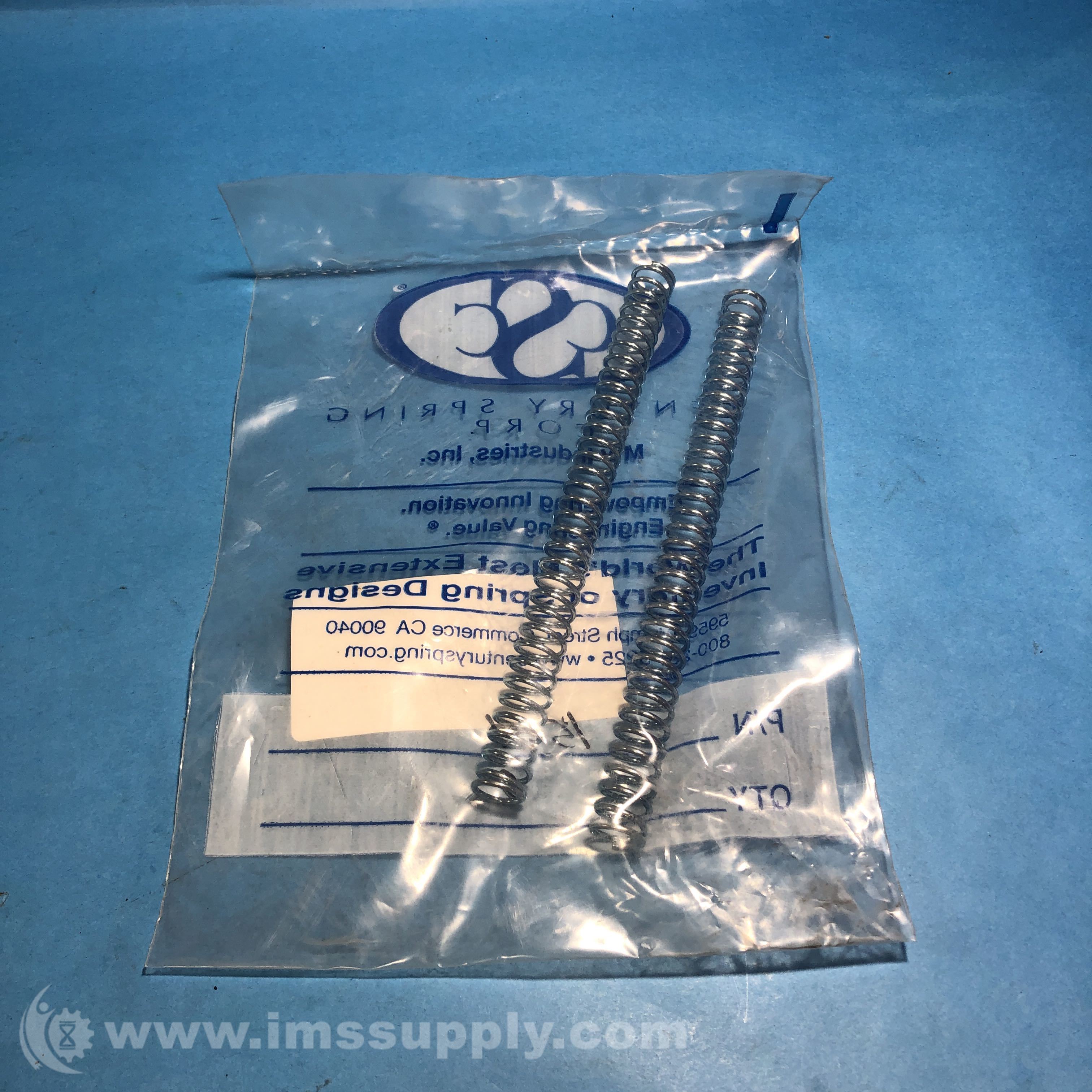 Century Spring 1531 Pack of 2 Stainless Steel Compression Springs - IMS ...