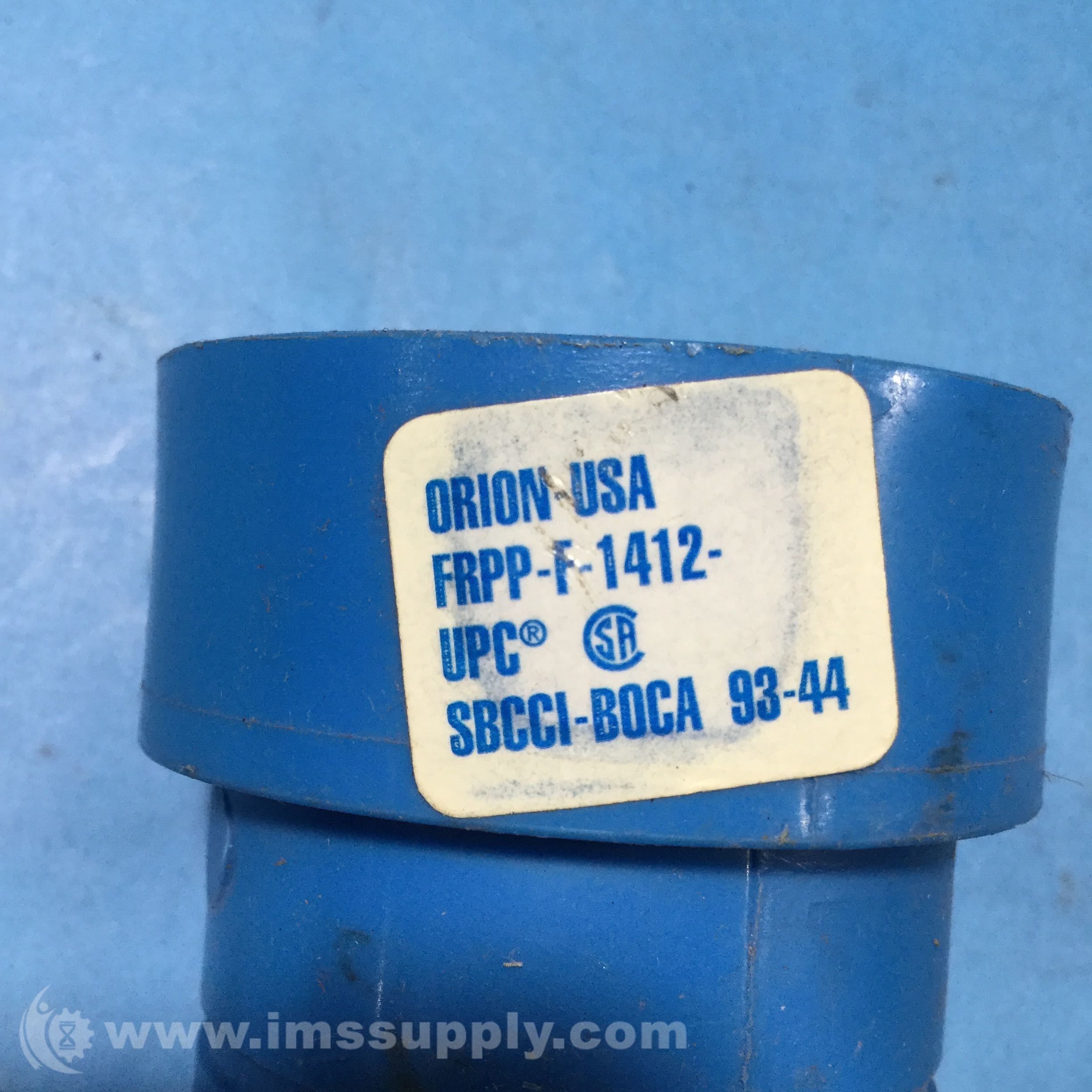 Watts Orion Fittings Blueline FRPP Female Adapter, 3 IMS Supply