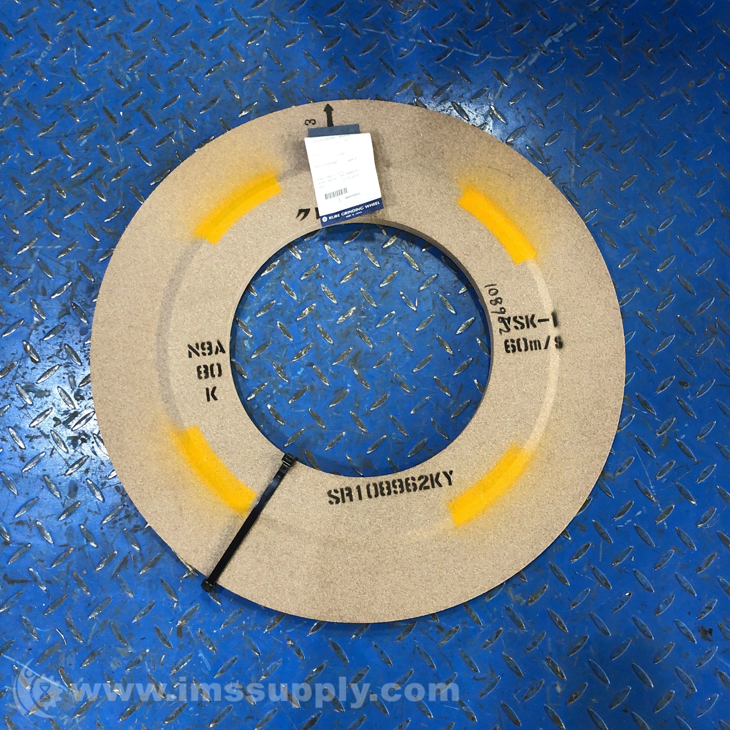 Kure Grinding Wheel N9A 80 K VSK1 Grinding Wheel IMS Supply