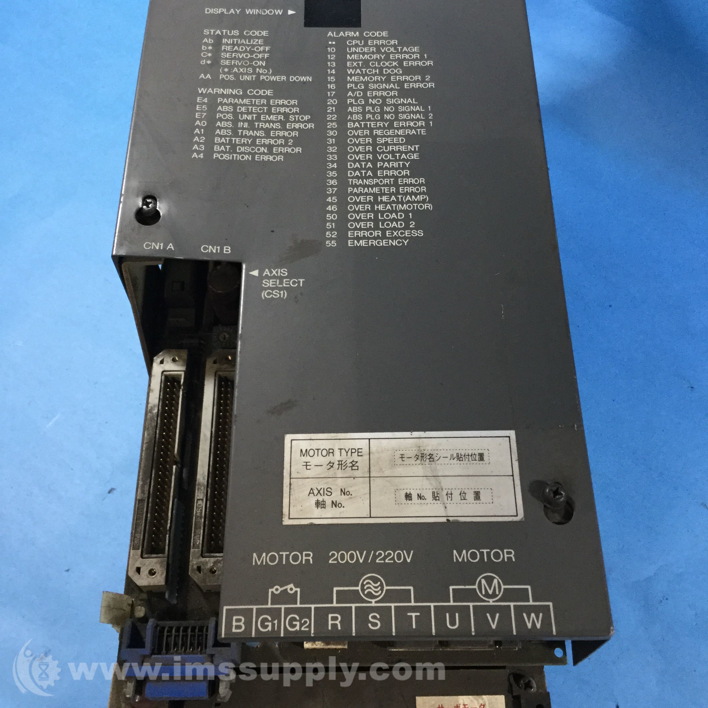 Mitsubishi MR-SB350 Melservo-SB AC Servo Drive - IMS Supply