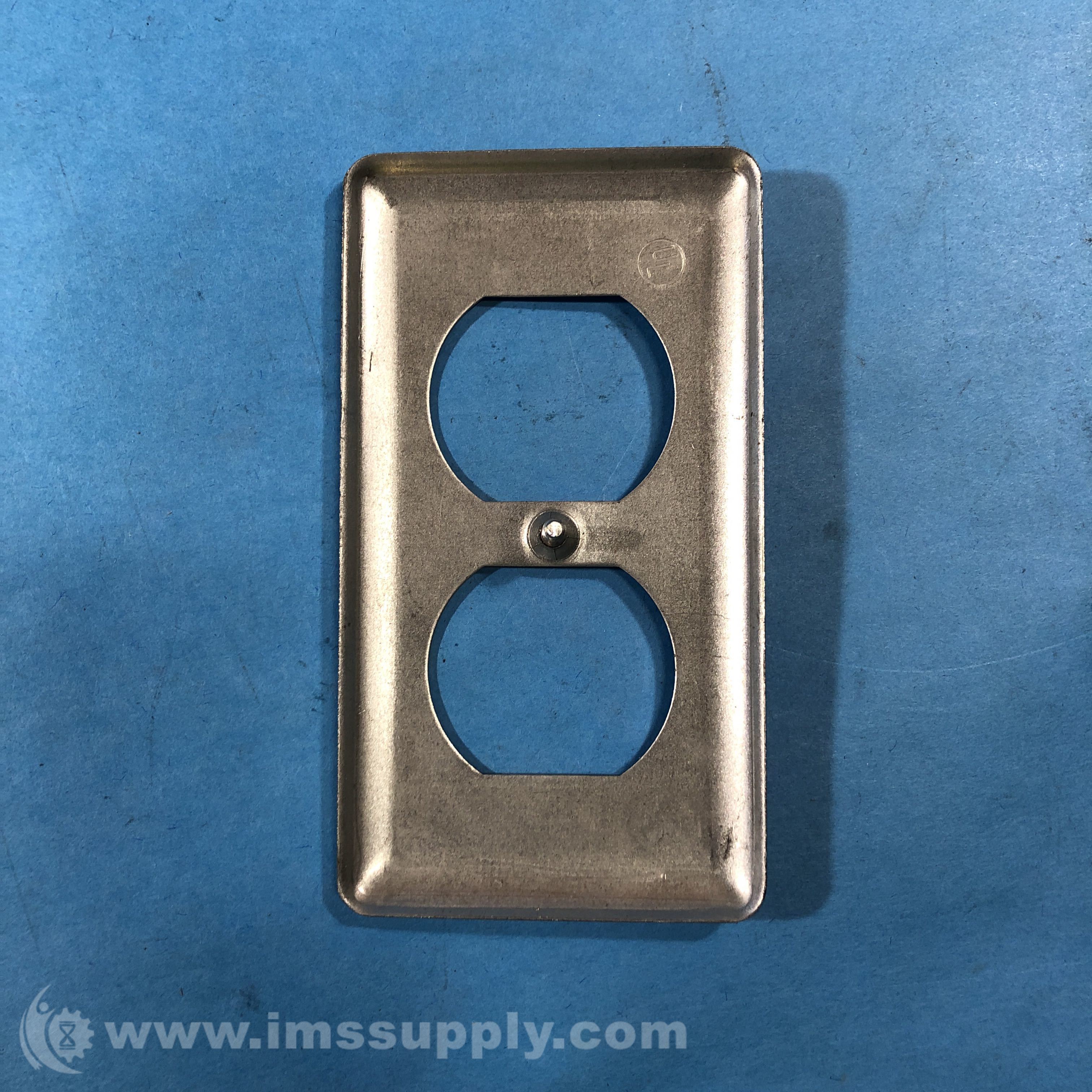 Appleton 1 Gang Galvanized Single Duplex Receptacle Cover - IMS Supply