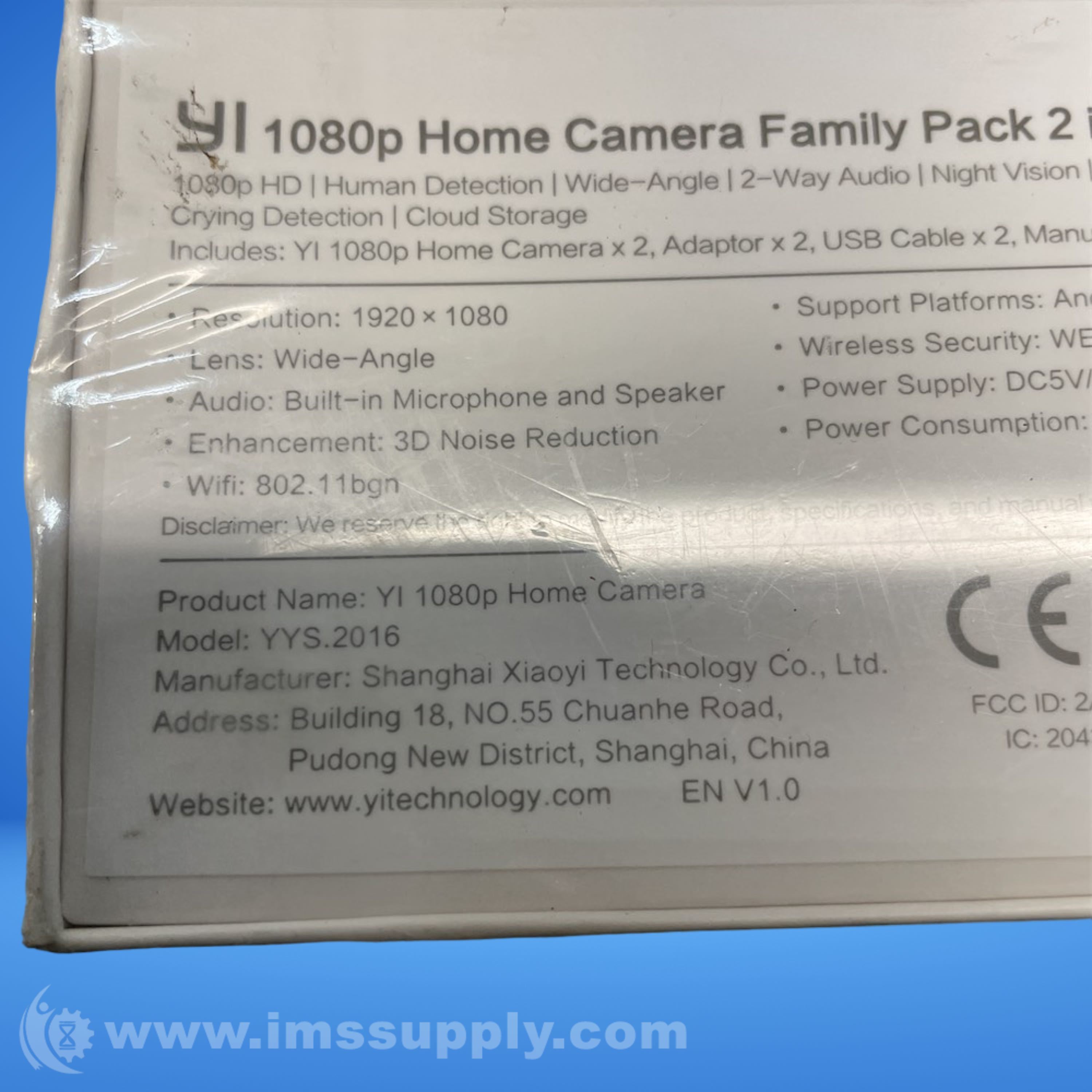 Shanghai Xiaoyi Technology Co., Ltd. YYS.2016 Home Camera