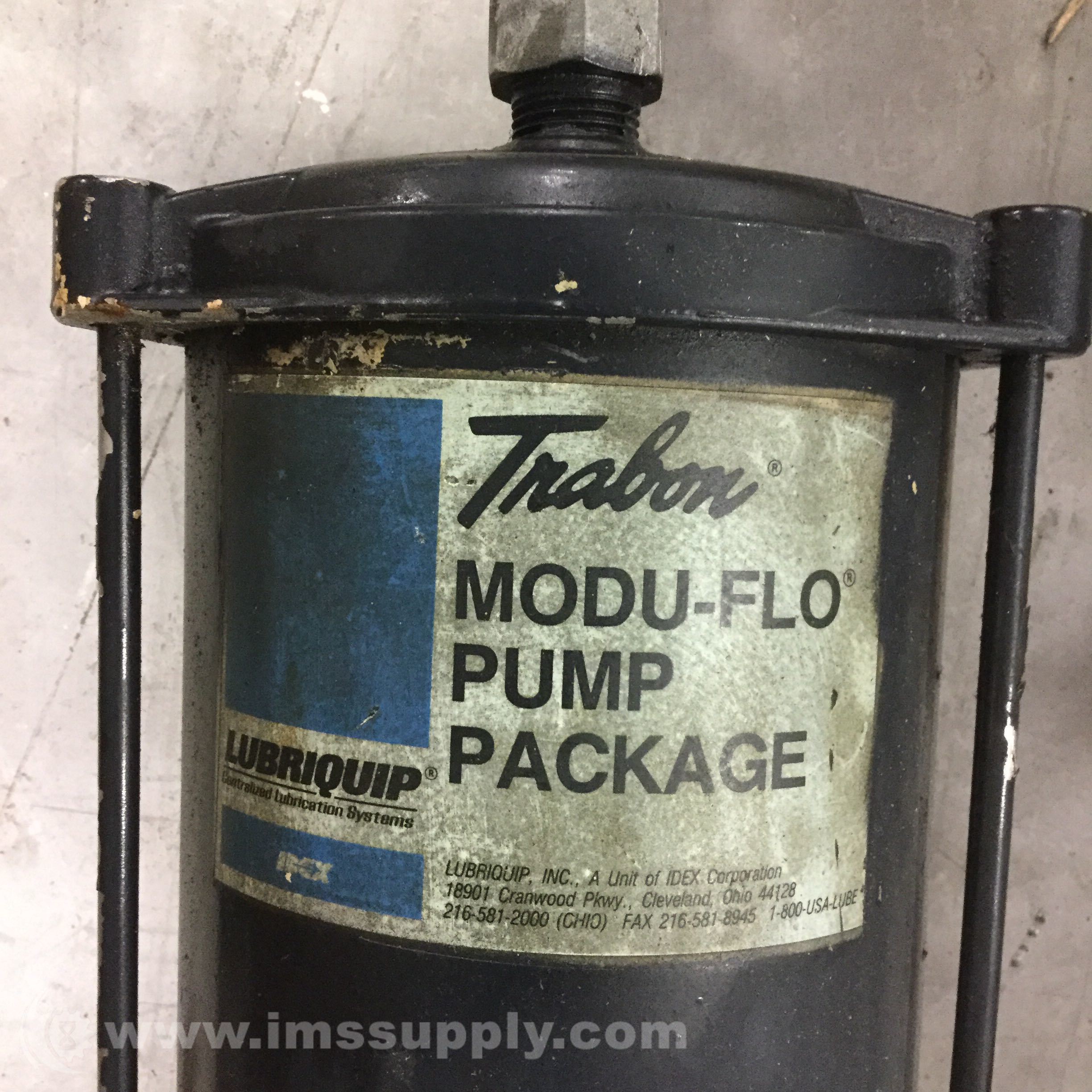 Trabon Lubrication Systems ModuFlo Pump Package IMS Supply