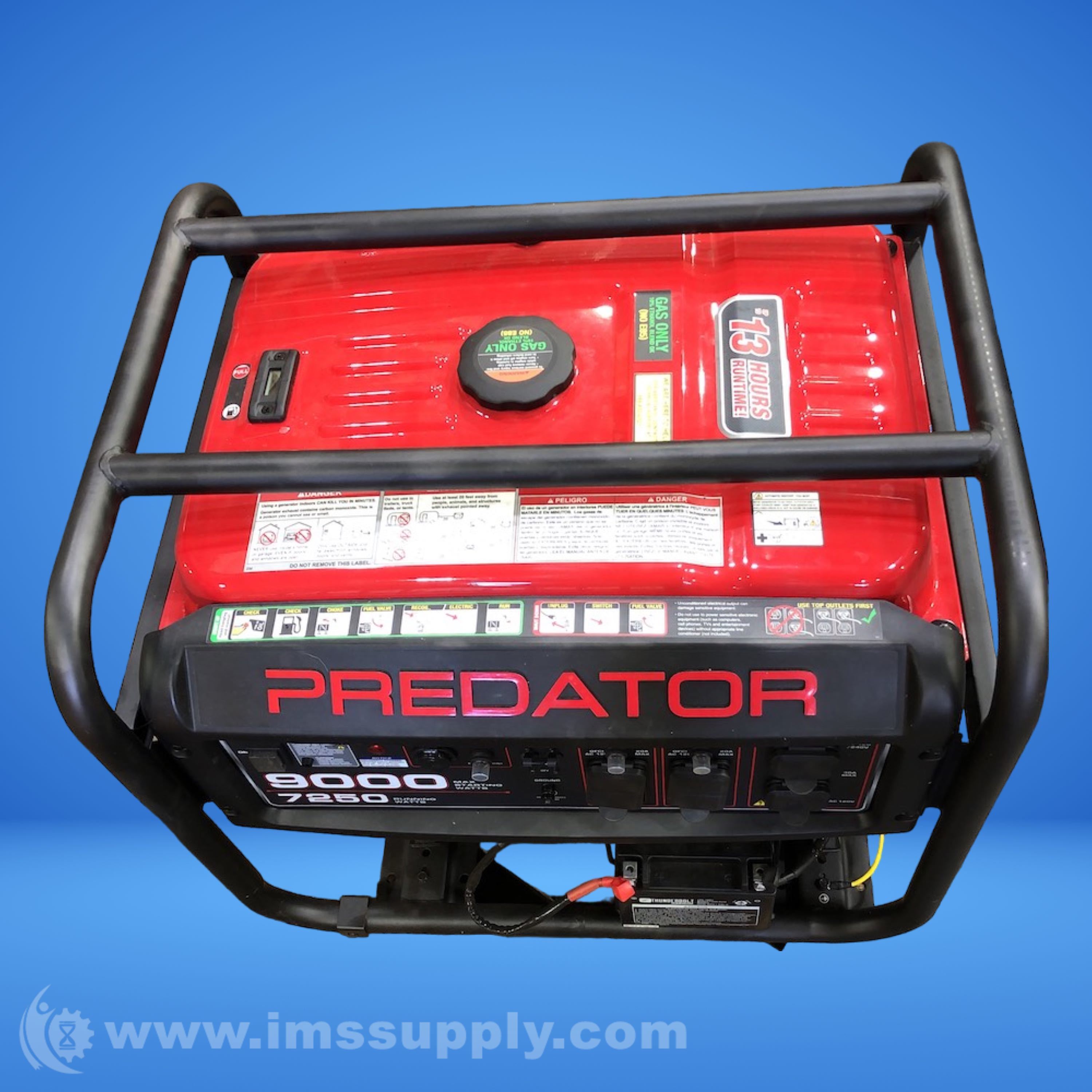 Predator 59206 9000 Watt Gas-Powered Portable Generator - IMS Supply