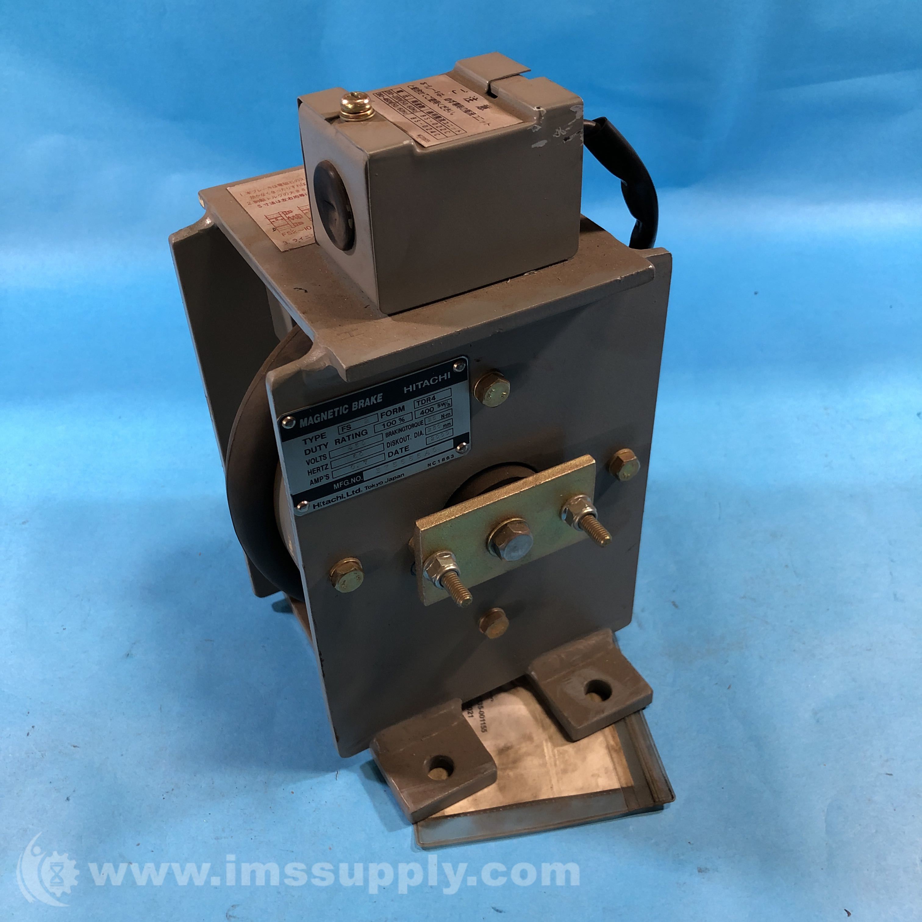 Hitachi E75656A0 Magnetic Brake, Type FS2, Form TDR4 - IMS Supply