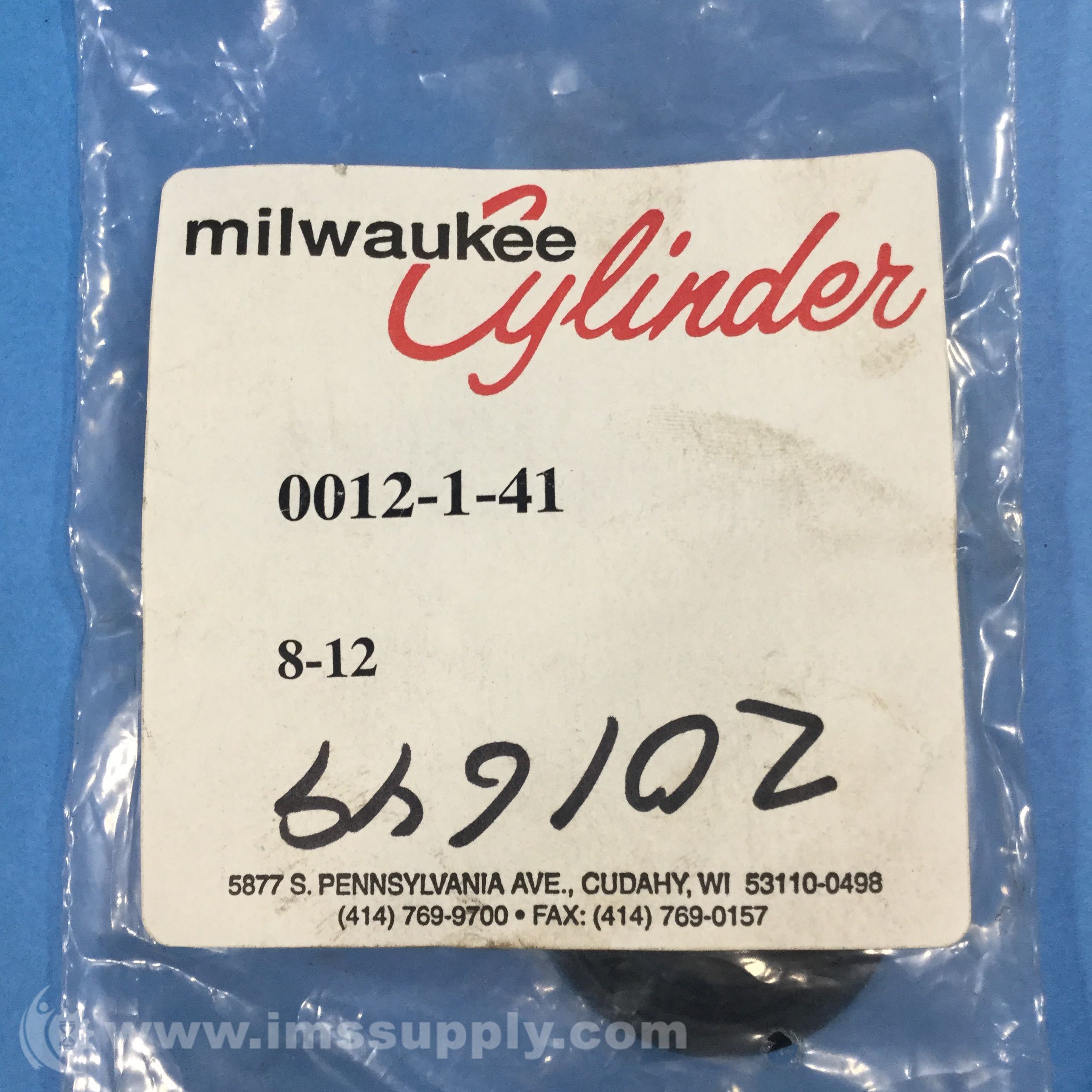 Milwaukee Cylinder 0012141 Seal Rebuild Kit IMS Supply