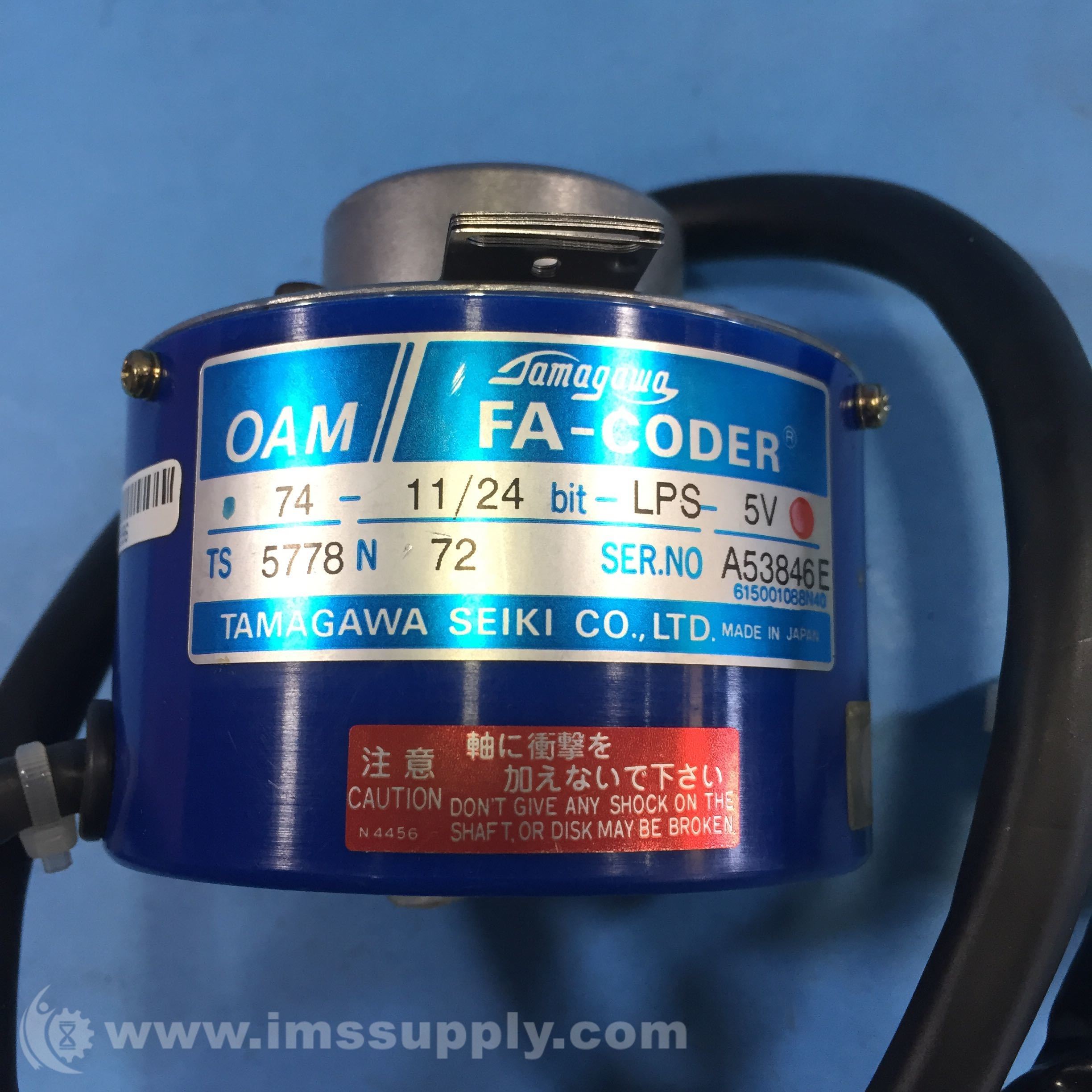Tamagawa Seiki TS5778-N72 FA Coder Encoder - IMS Supply