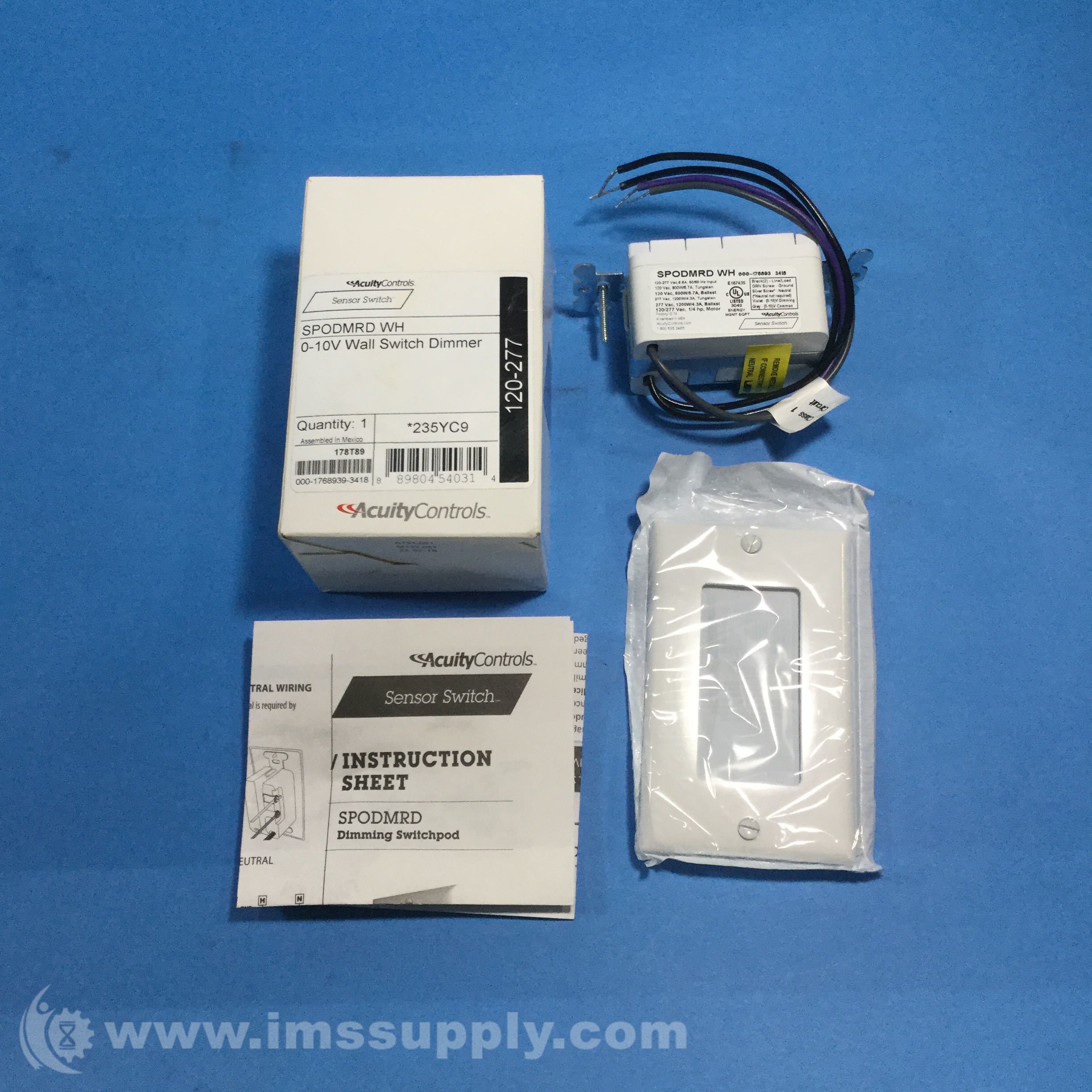 Acuity Controls SPODMRD WH IMS Supply