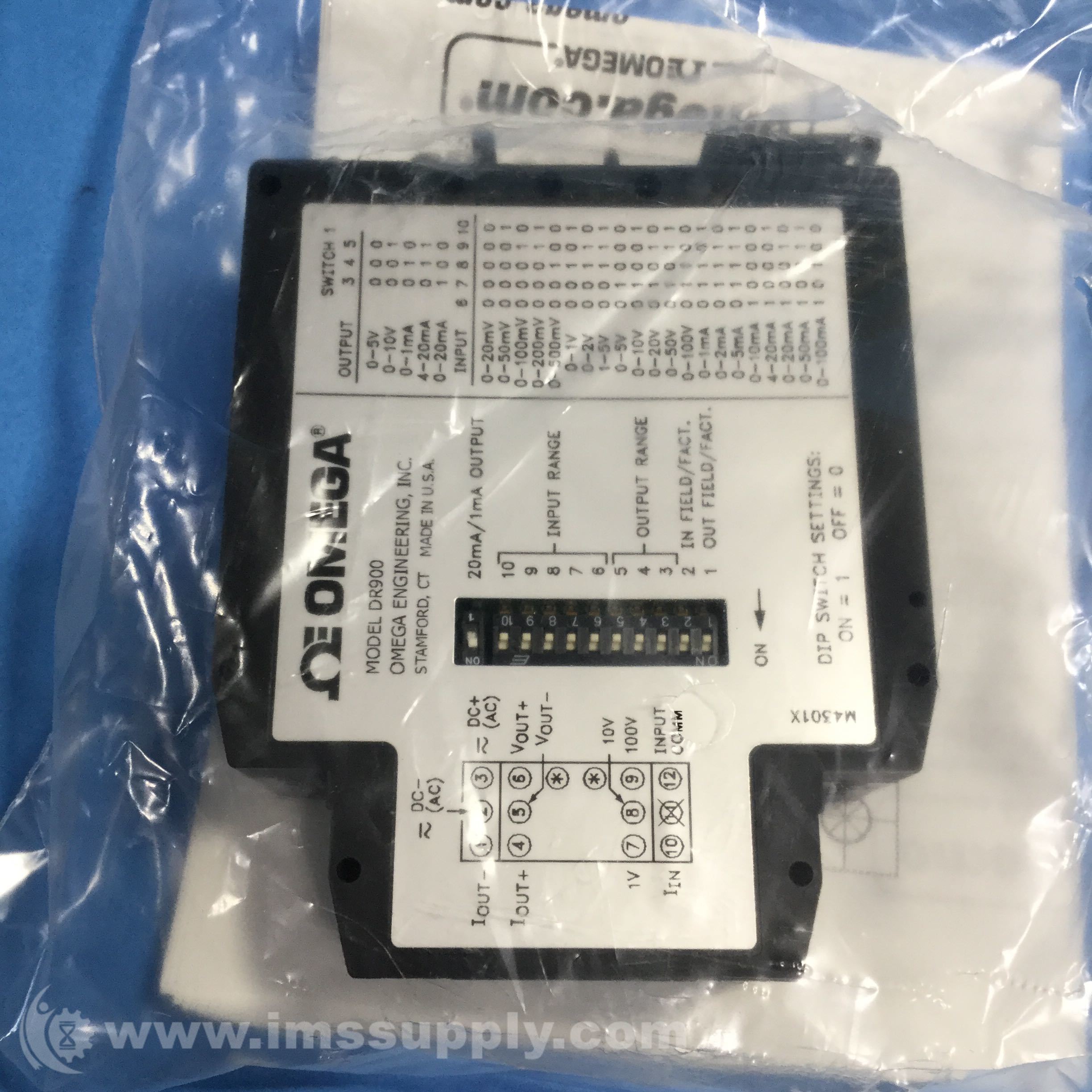 Omega DR900 Universal Signal Conditioning Model - IMS Supply