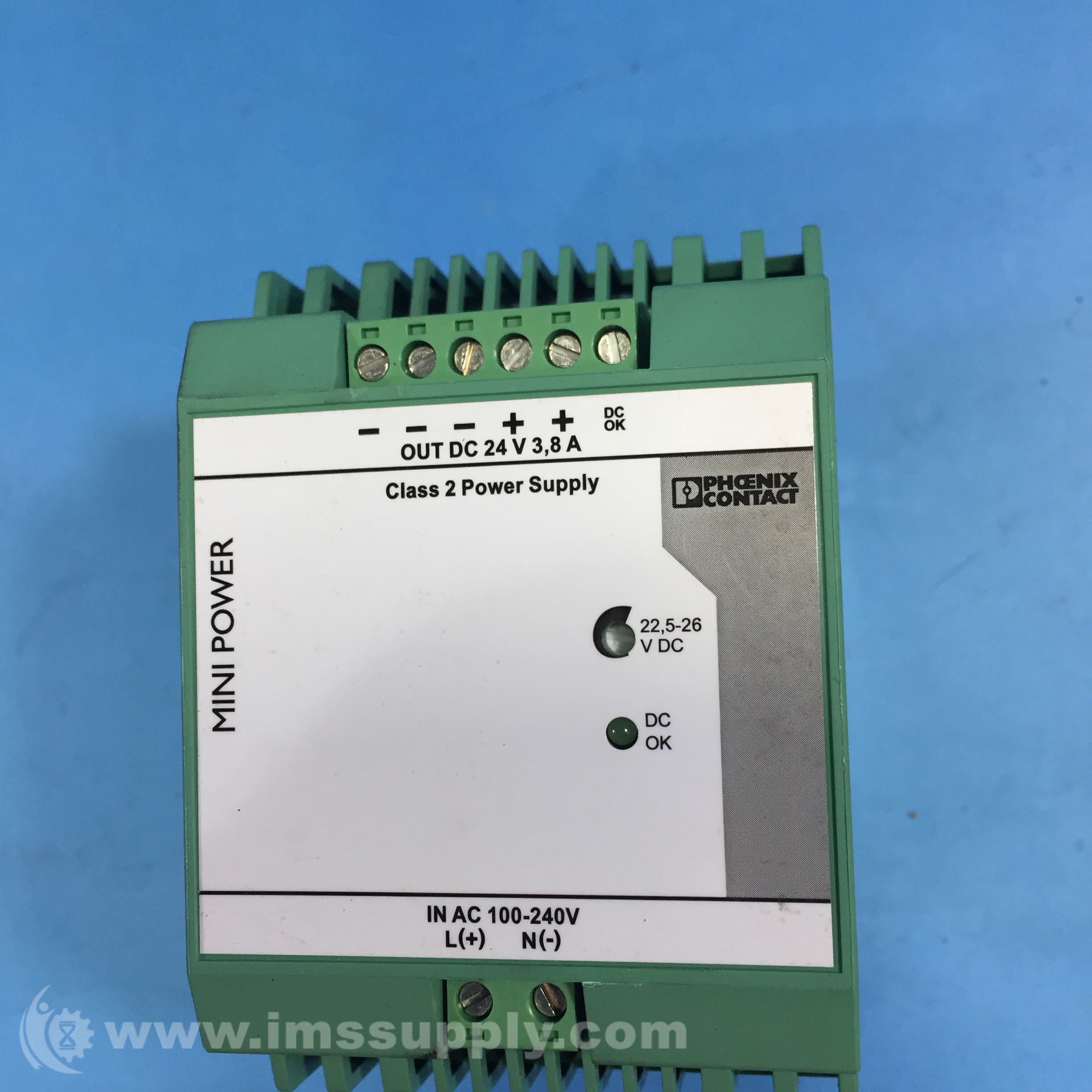 Phoenix Contact MINIPS100240AC/24DC/C2LPS Power Supply IMS Supply