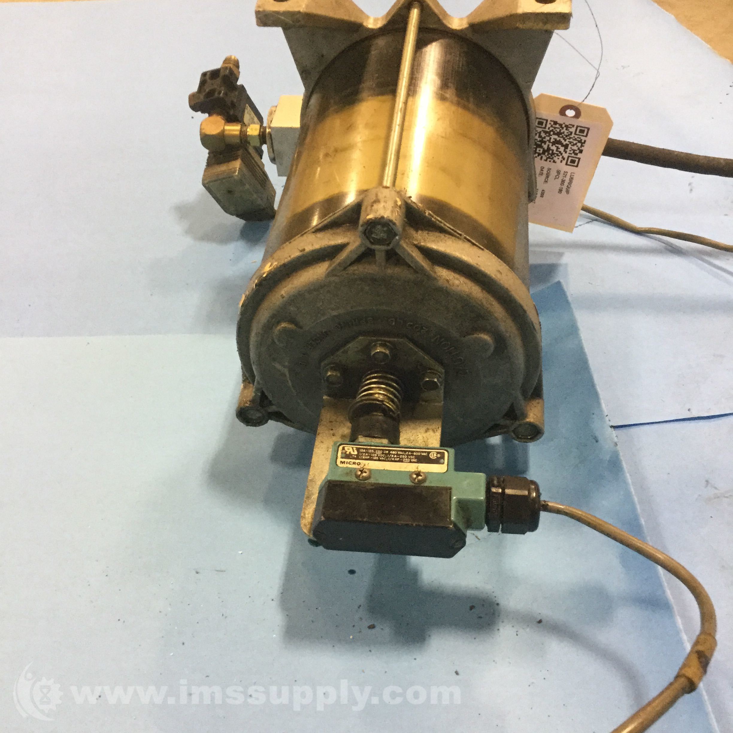 Lubriquip 521300180 Grease Pump, High Pressure IMS Supply