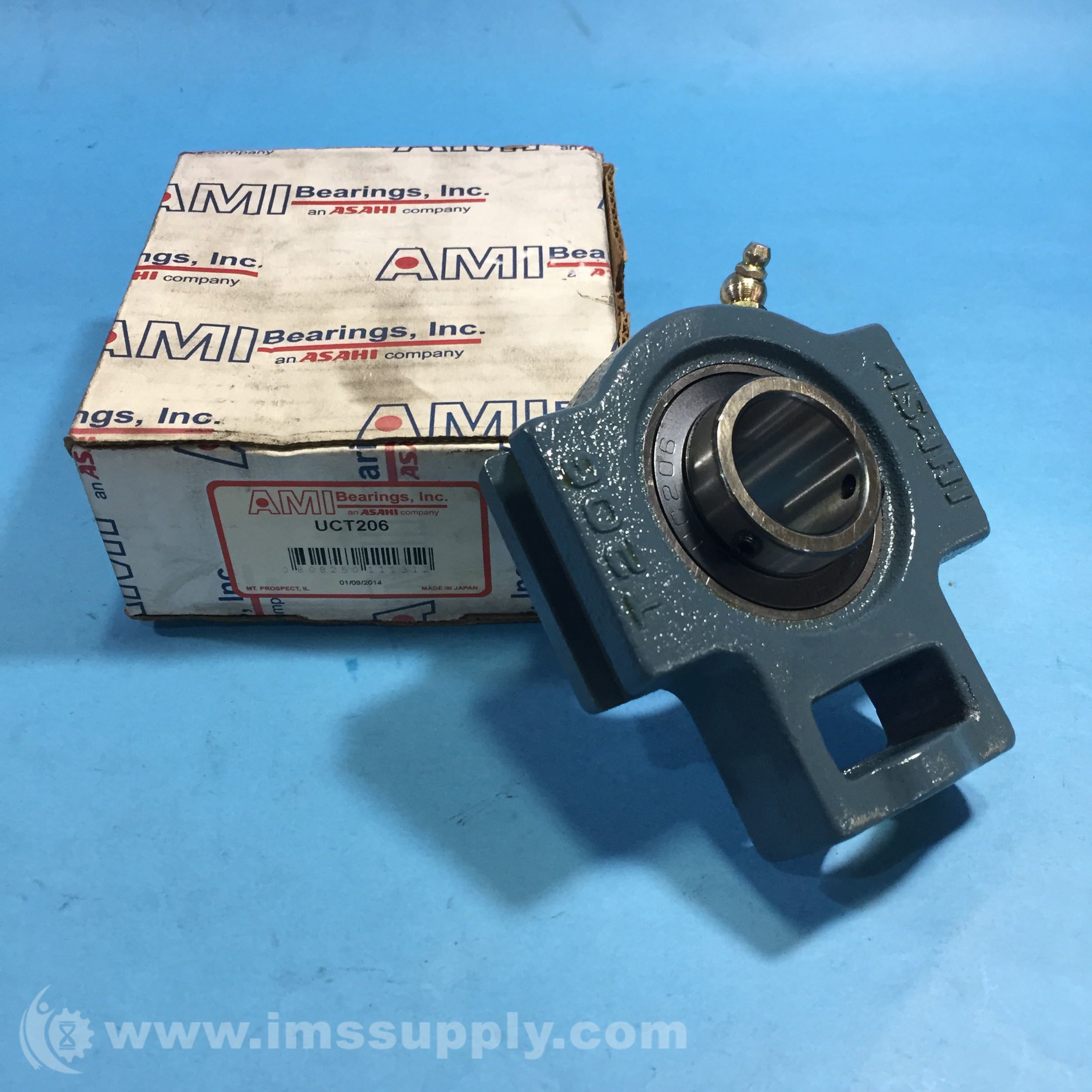 Ami Bearings UCT206 TakeUp Ball Bearing Unit Side Mount IMS Supply